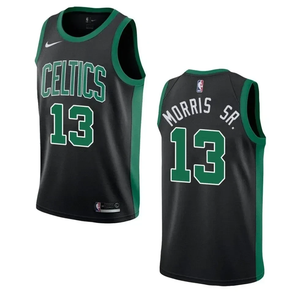 Boston Celtics 13 Marcus Morris Sr. Statement Swingman Black NBA Jersey Men's