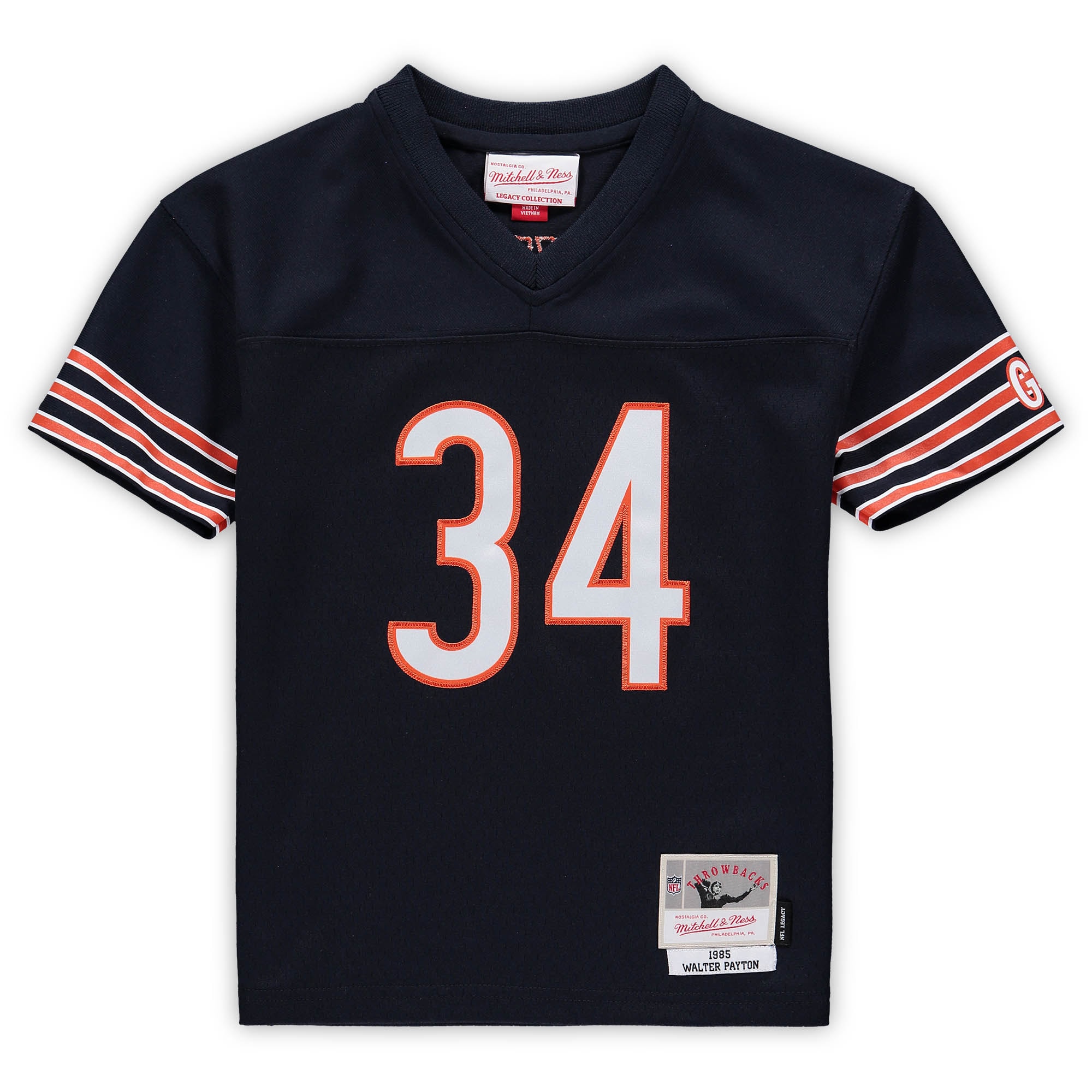 Preschool Chicago Bears Walter Payton Mitchell Ness Navy Retired Legacy NFL Jersey Men's