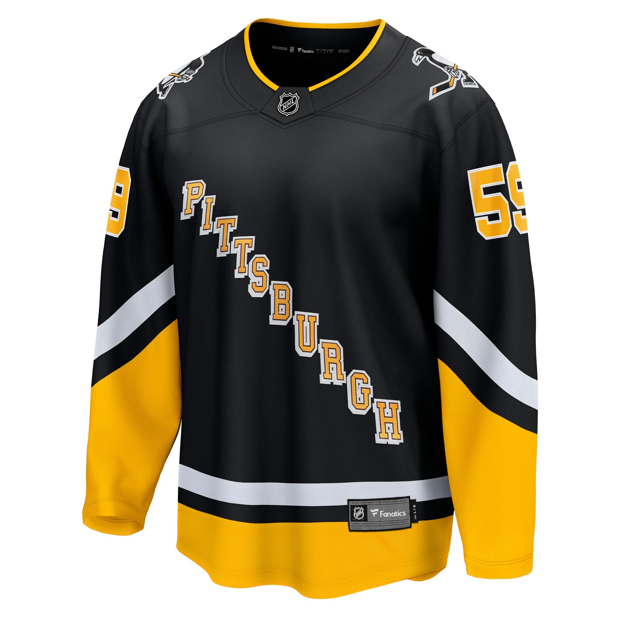 Pittsburgh Penguins Jake Guentzel Black Alternate Premier Breakaway Player NHL Jersey Men's