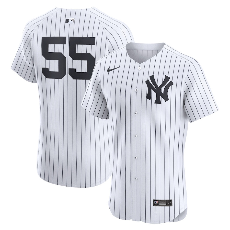 Carlos Rodon 55 New York Yankees Home Elite Player White MLB Jersey Men's