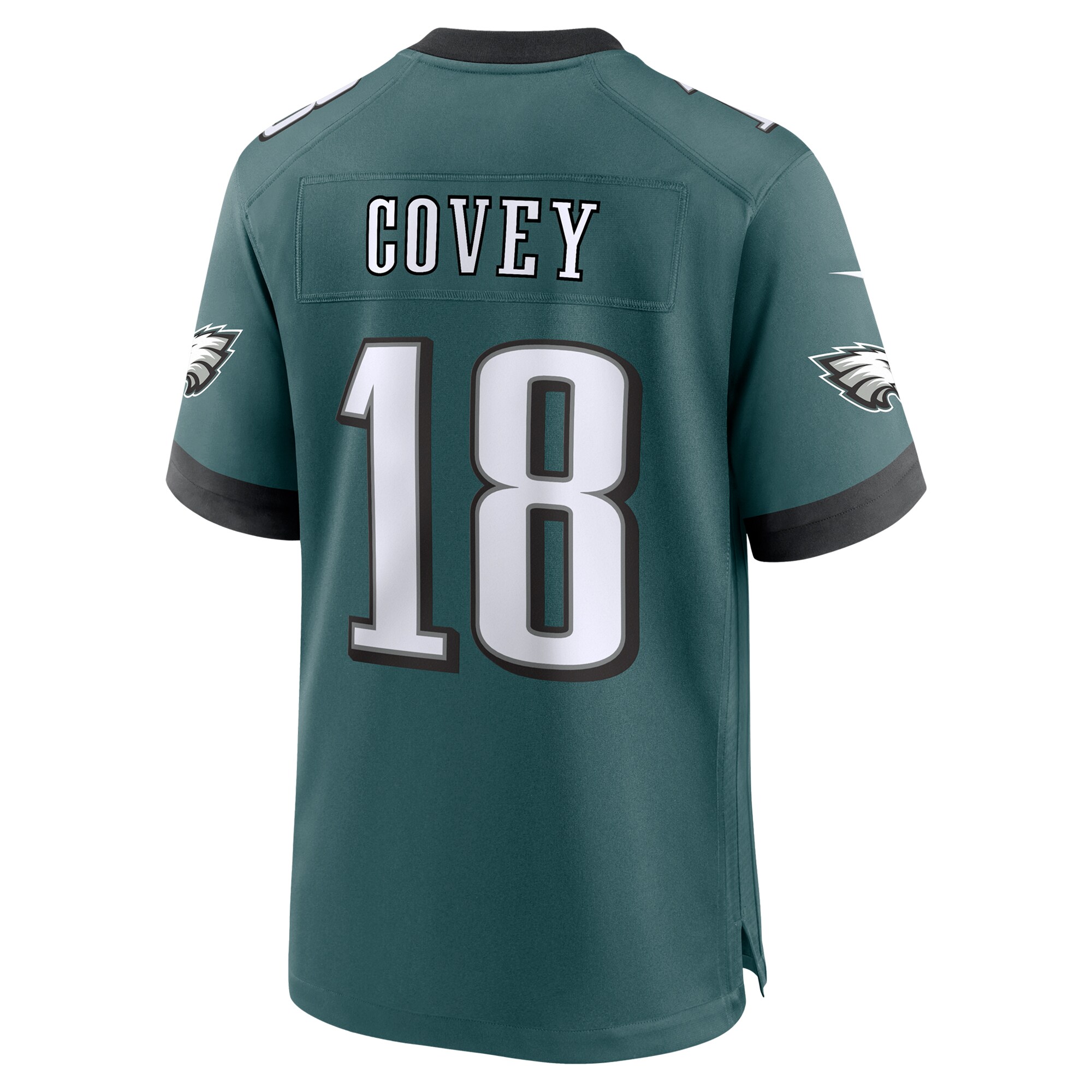 Philadelphia Eagles Britain Covey Midnight Green Team Game NFL Jersey Men's