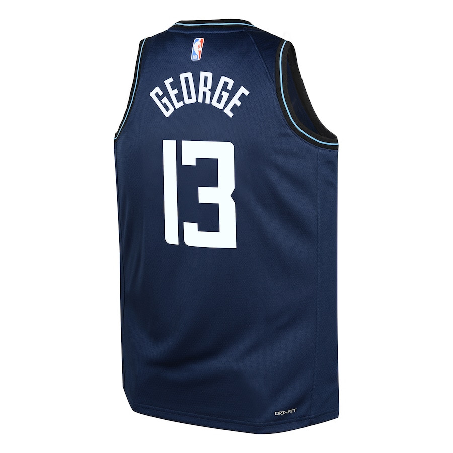 Paul George 13 Los Angeles Clippers 2023/24 City Edition Swingma Navy NBA Jersey Youth
