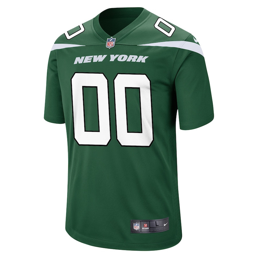New York Jets Custom Game Gotham Green NFL Jersey Youth