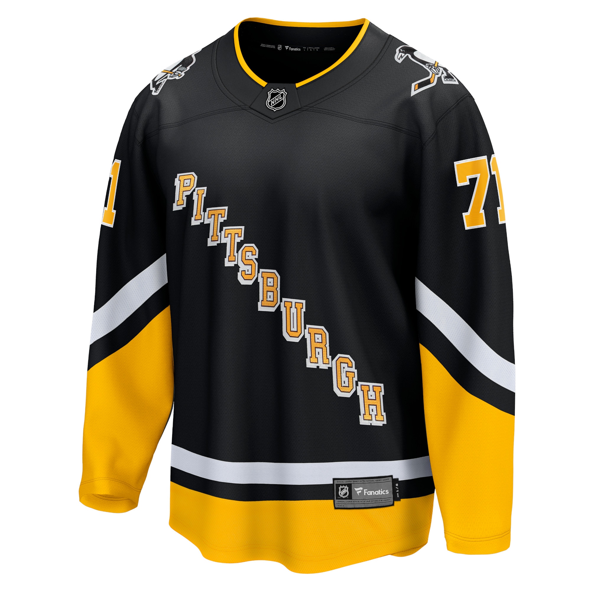 Pittsburgh Penguins Evgeni Malkin Black Alternate Premier Breakaway Player NHL Jersey Men's
