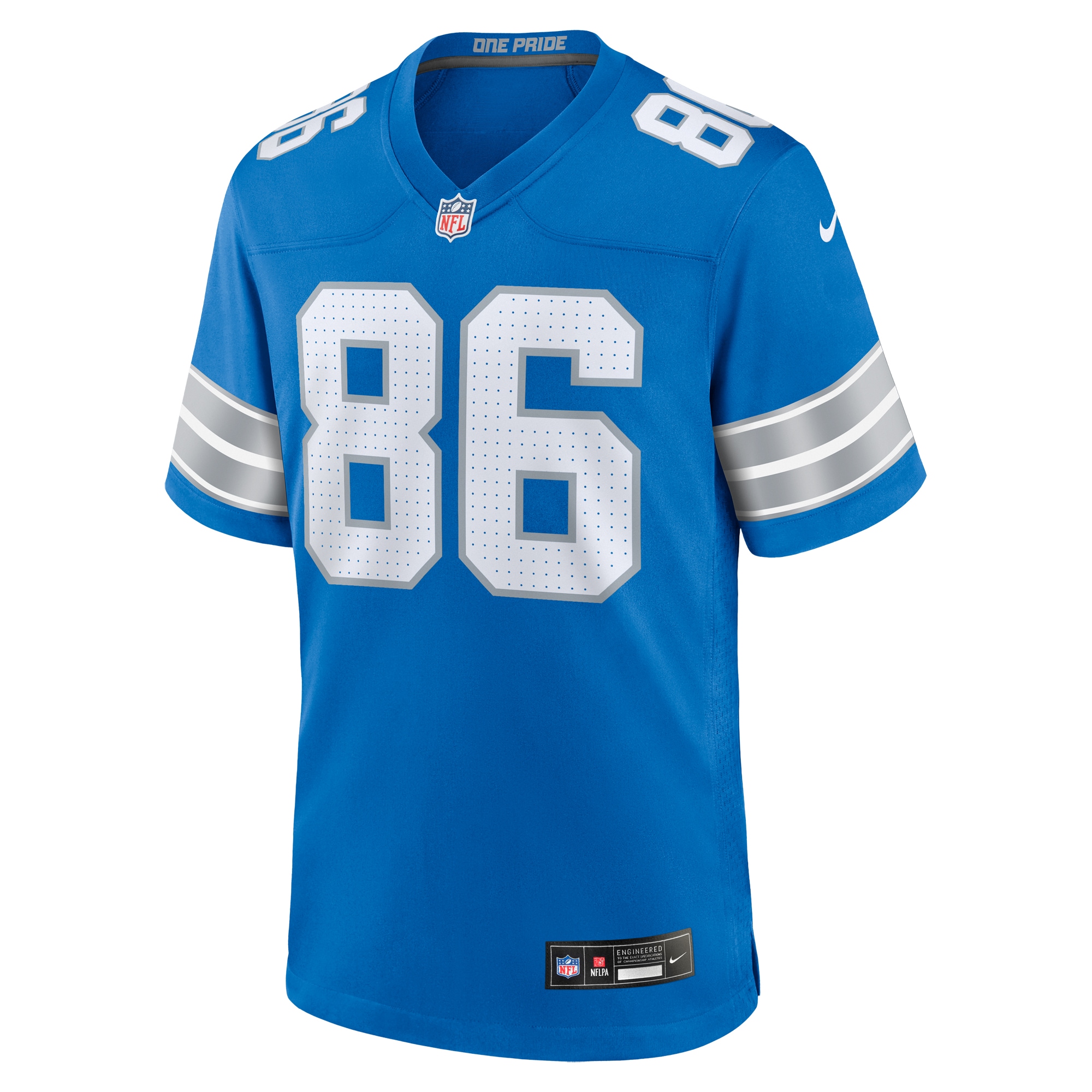 Detroit Lions Sean McKeon Blue Game NFL Jersey Men's