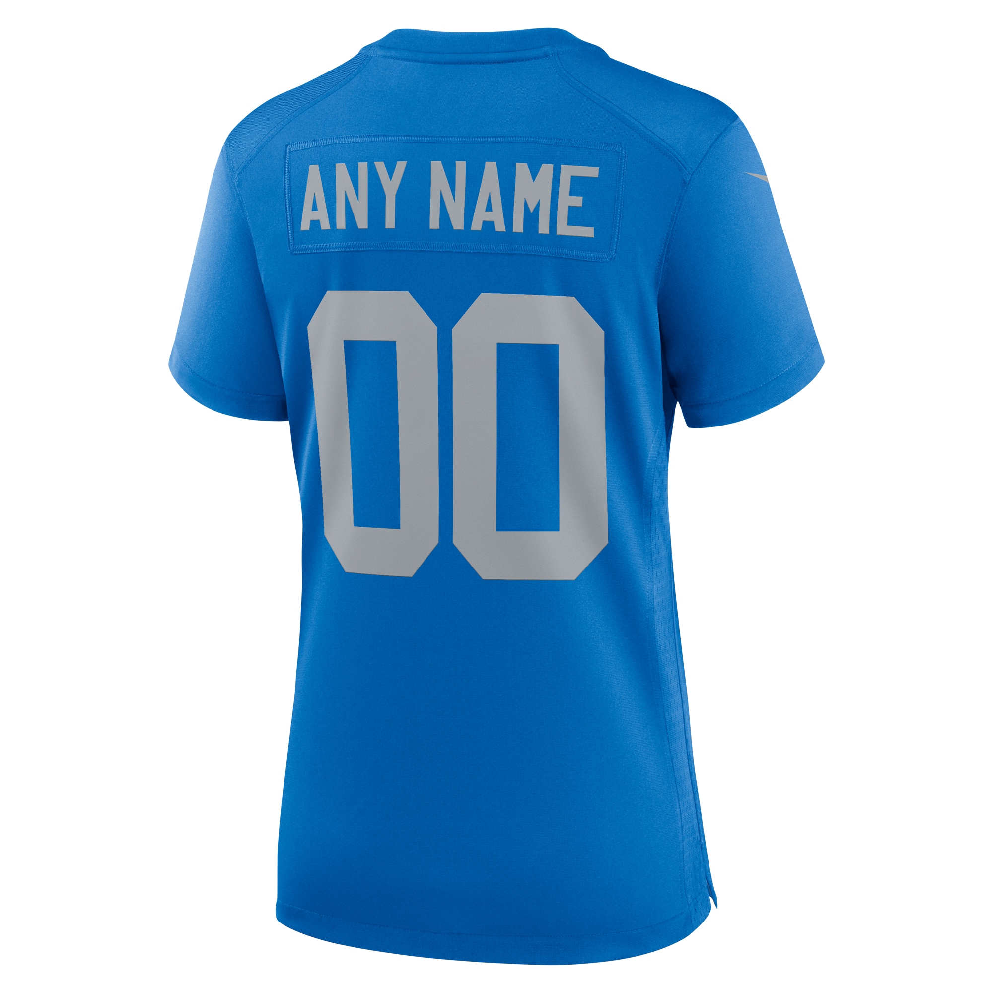 Detroit Lions Blue Alternate Custom Game NFL Jersey Women's