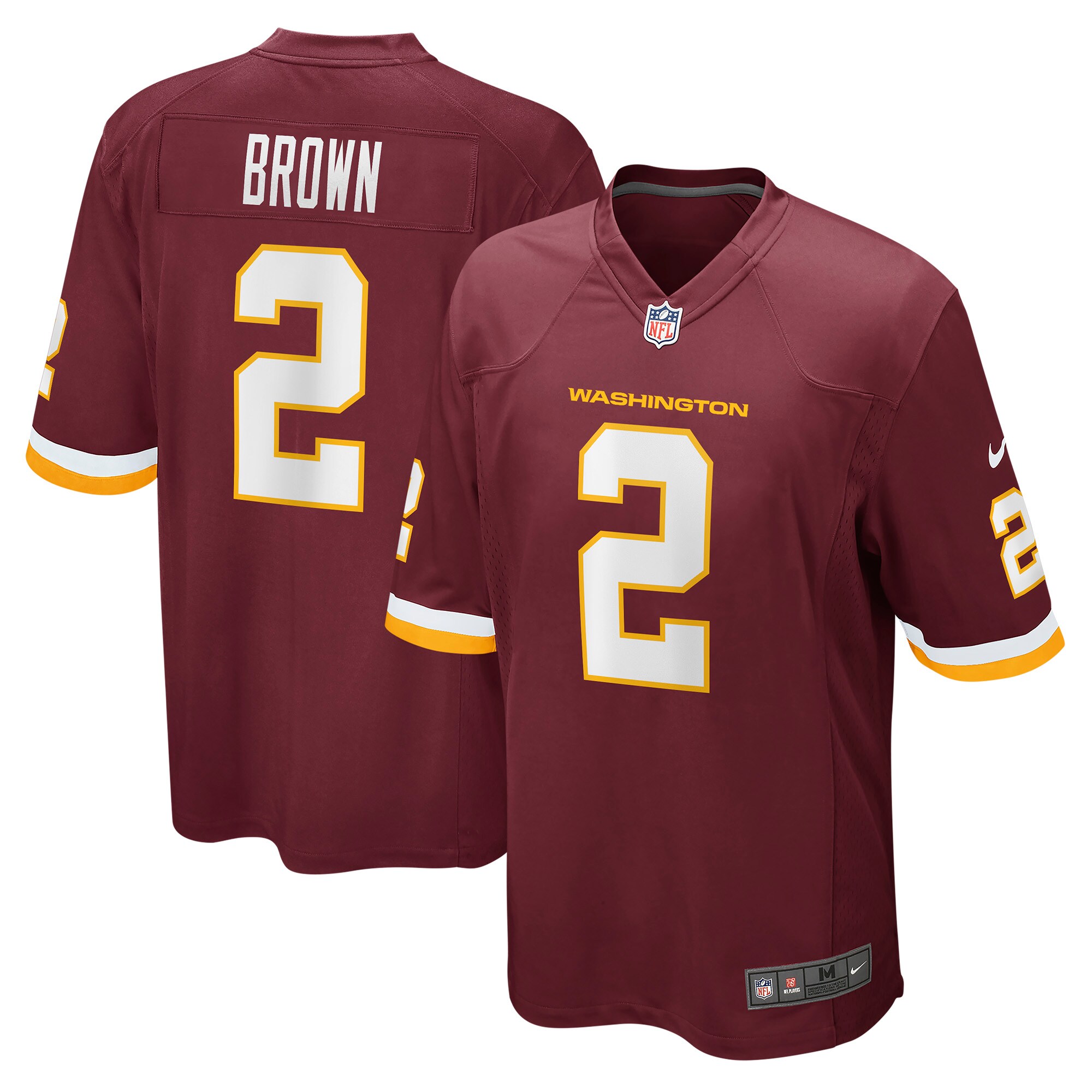 Washington Commanders Team Dyami Brown Burgundy Game NFL Jersey Men's