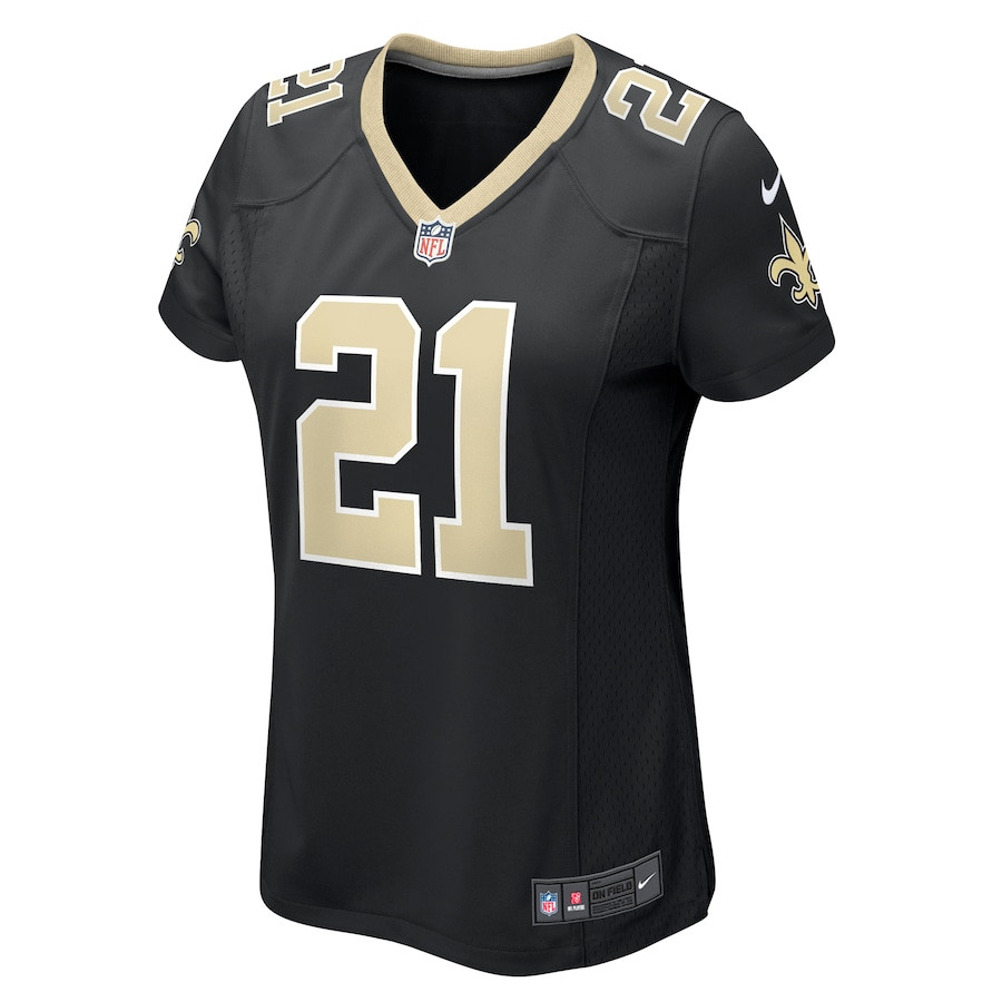 Jamaal Williams 21 New Orleans Saints Black NFL Jersey Women's