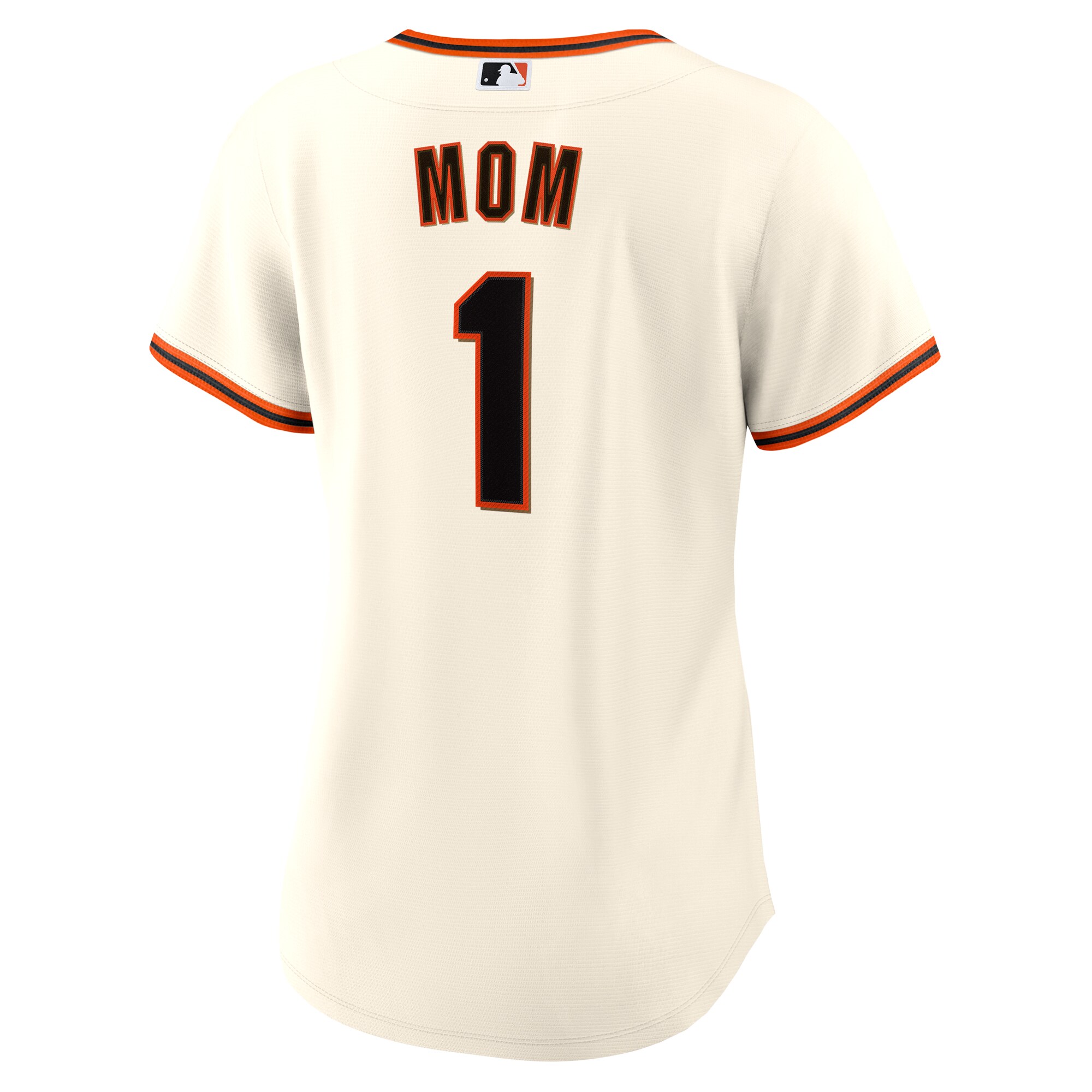 San Francisco Giants White #1 Mom Home MLB Jersey Women's