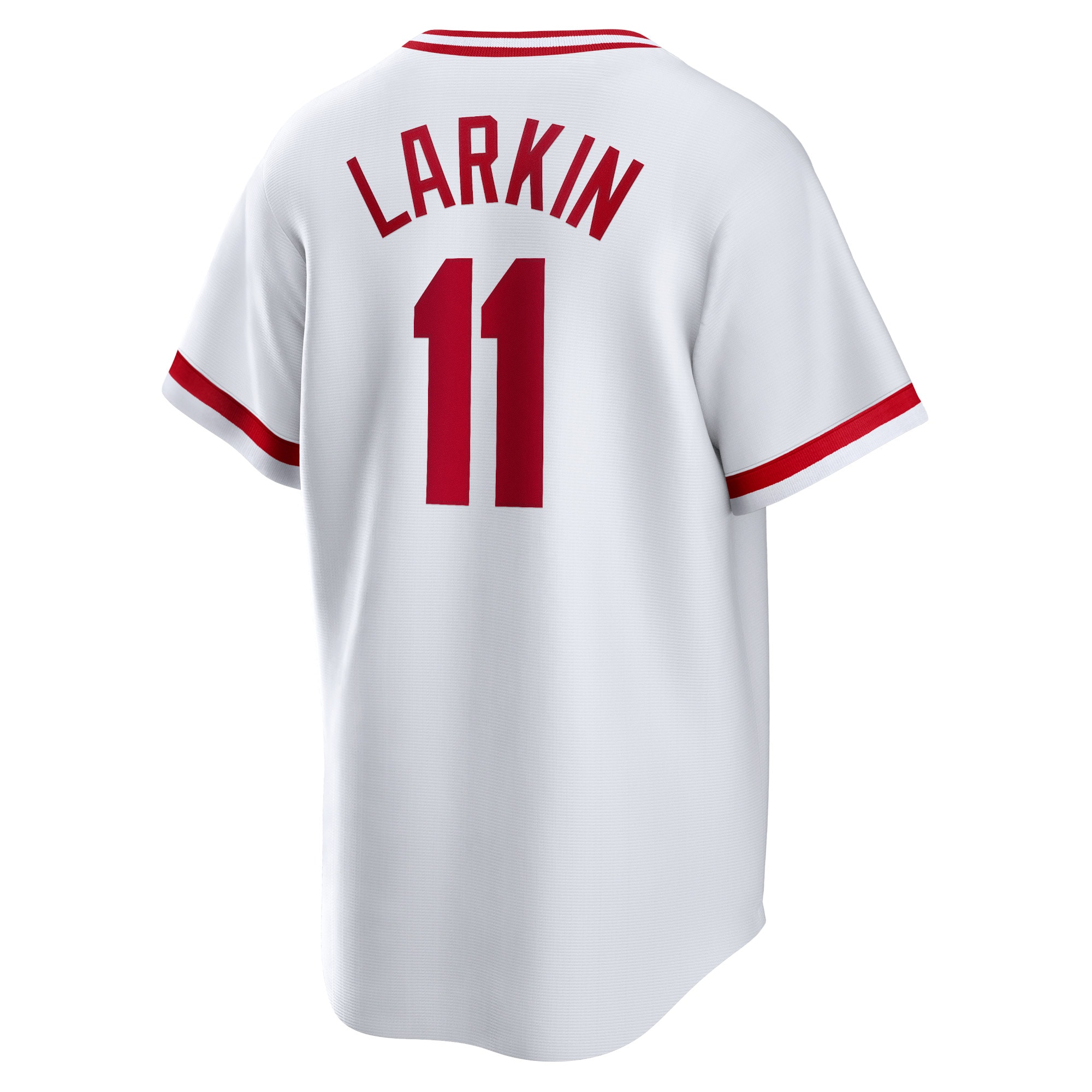 Cincinnati Reds Barry Larkin White Home Cooperstown Collection Player MLB Jersey Men's