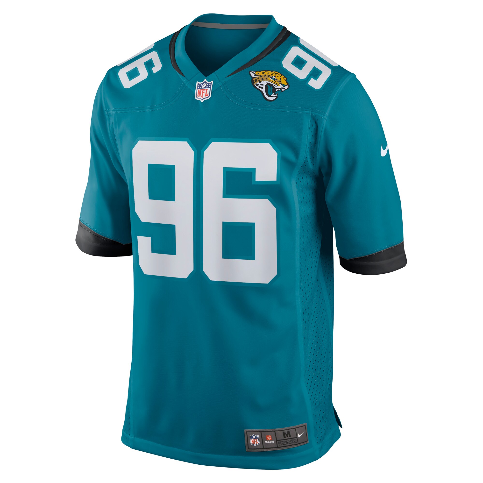 Jacksonville Jaguars Adam Gotsis Teal Game NFL Jersey Men's