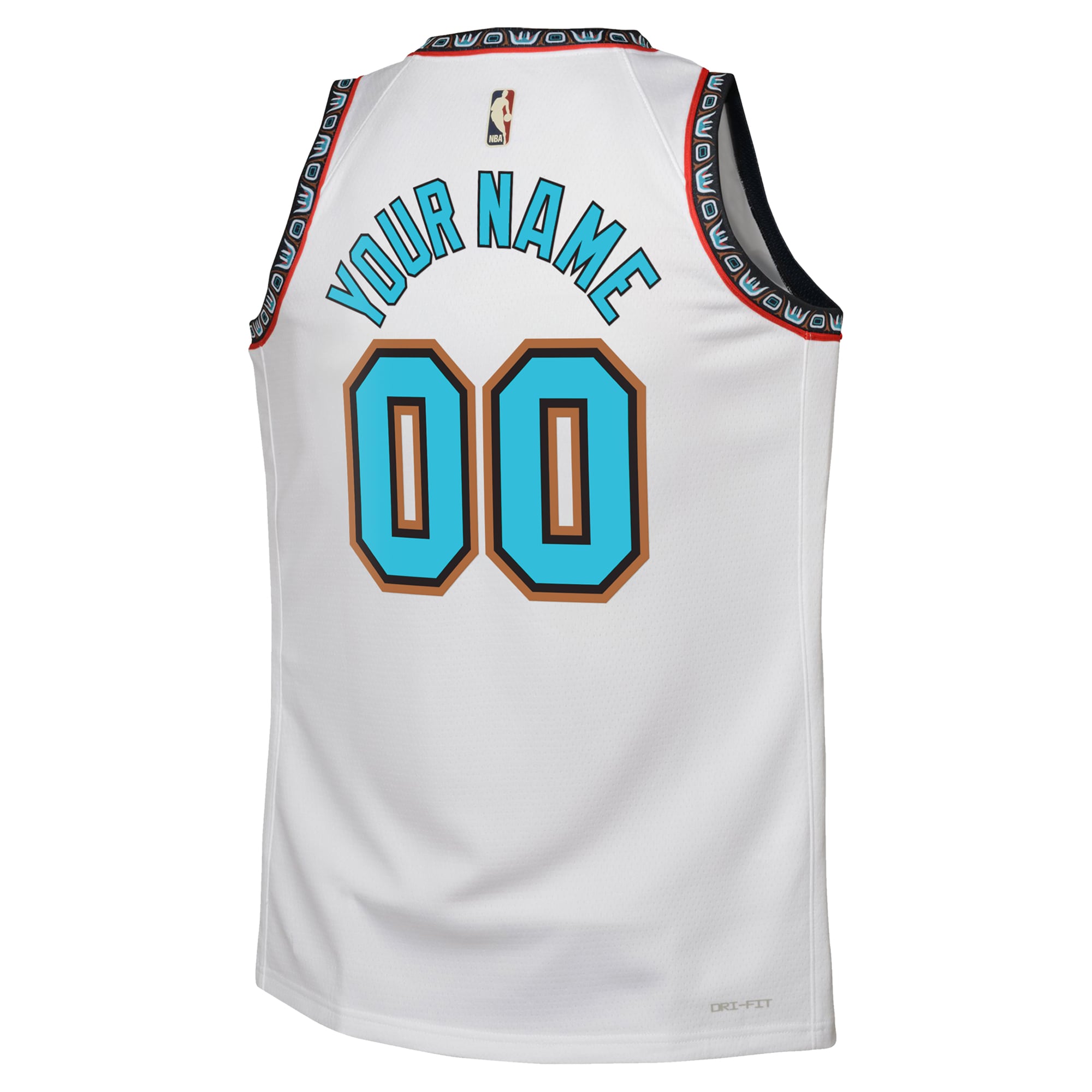 Memphis Grizzlies Hardwood Classic Swingman Custom NBA Jersey Youth
