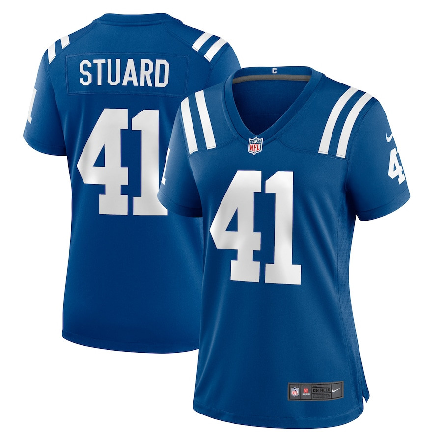 Grant Stuard 41 Indianapolis Colts Game Royal NFL Jersey Women's