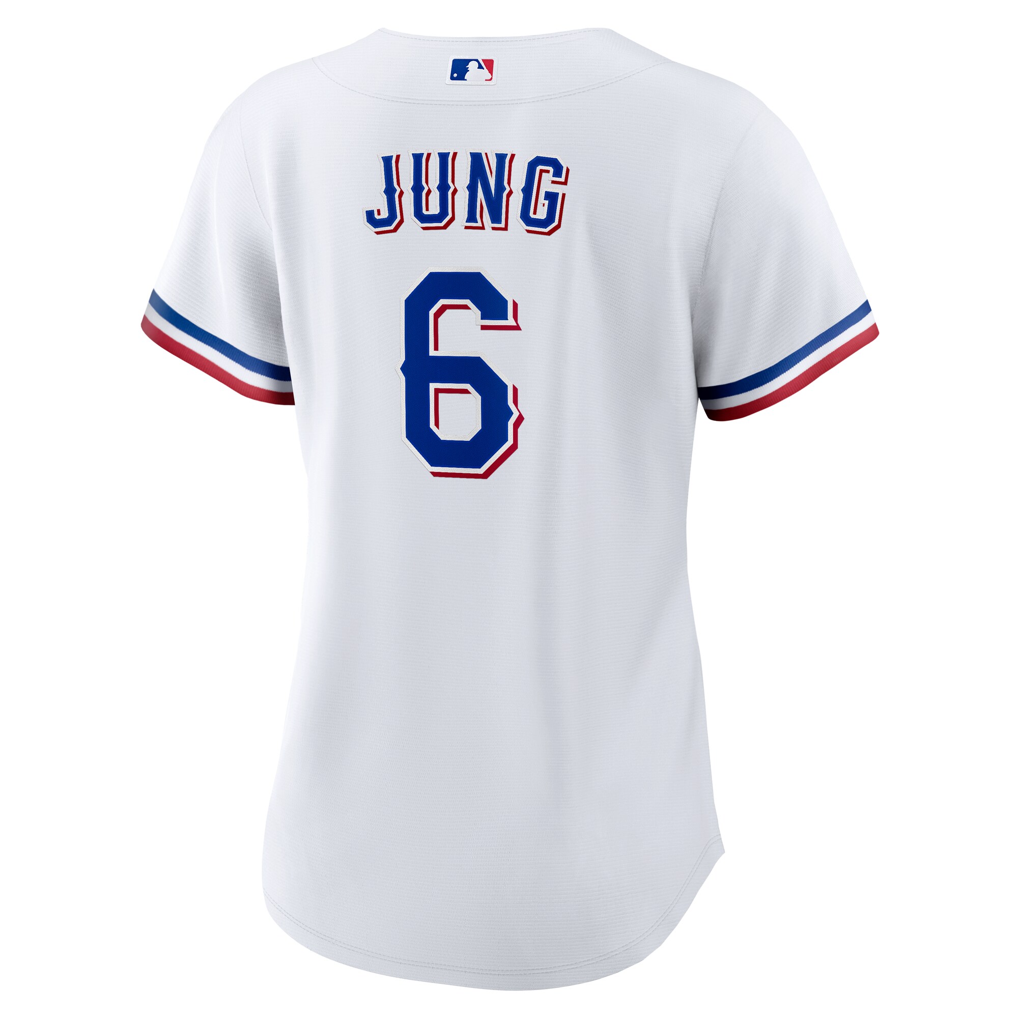 Texas Rangers Josh Jung White Home MLB Jersey Women's