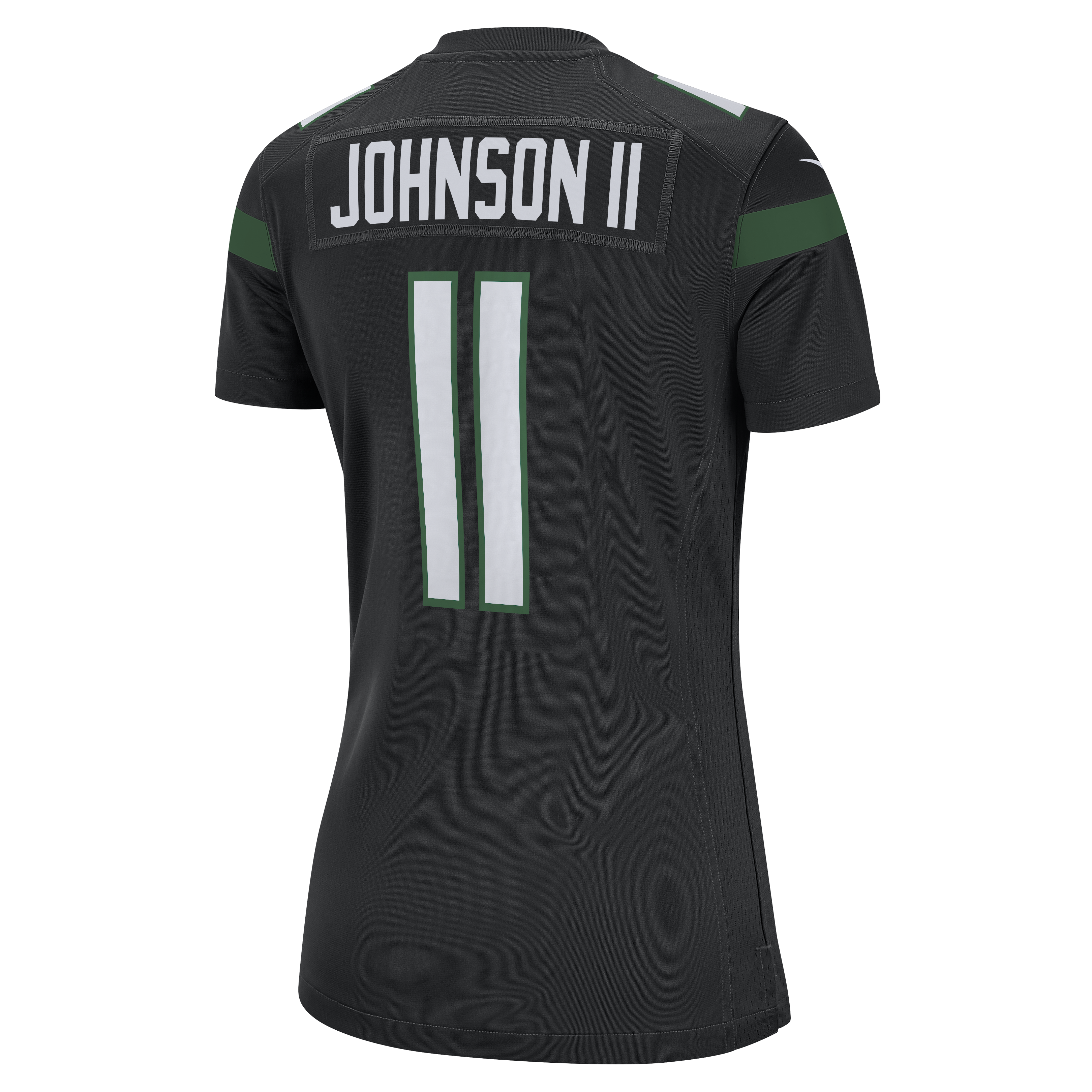 New York Jets Jermaine Johnson II Stealth Black Alternate Game NFL Jersey Women's