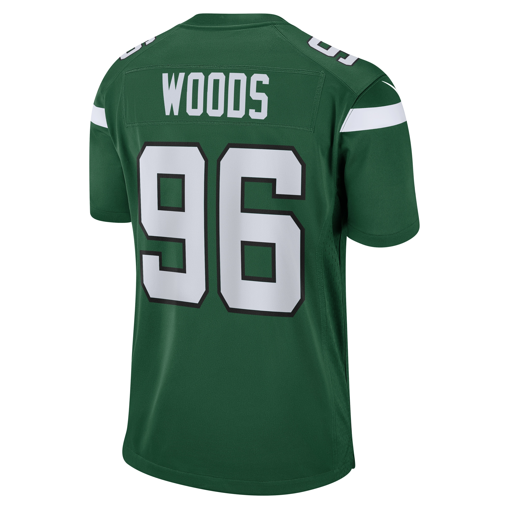 New York Jets Al Woods Gotham Green Game NFL Jersey Men's