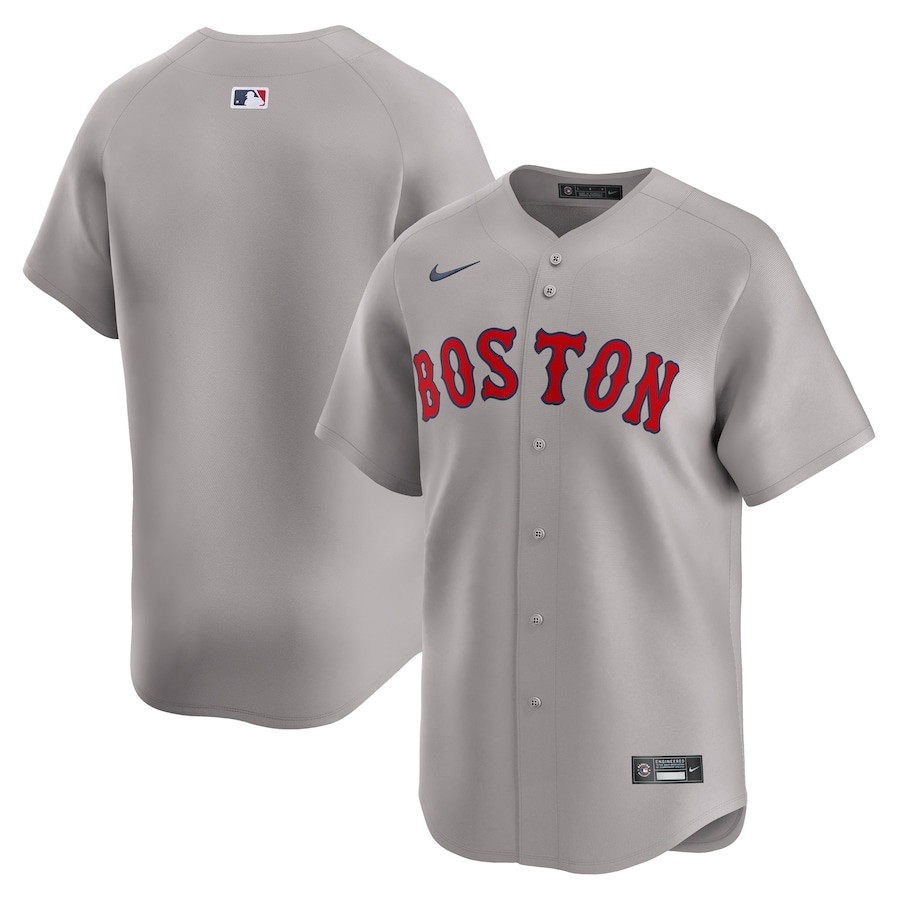 Boston Red Sox Away Limited Gray MLB Jersey Men's