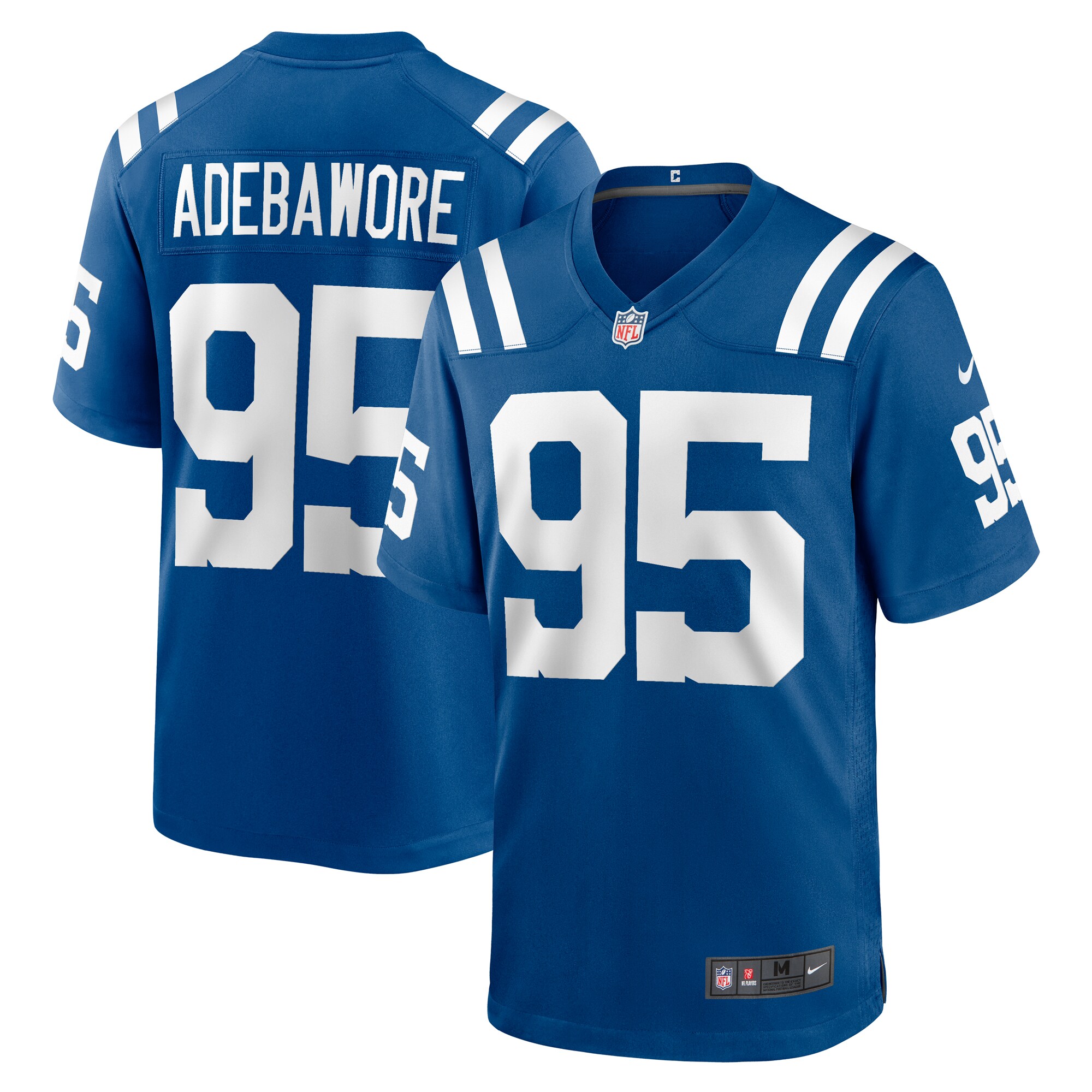 Indianapolis Colts Adetomiwa Adebawore Royal Team Game NFL Jersey Men's
