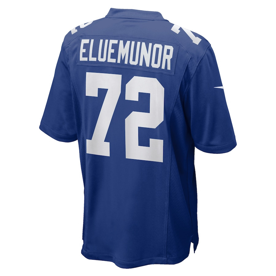 Jermaine Eluemunor 72 New York Giants Team Game Royal NFL Jersey Men's