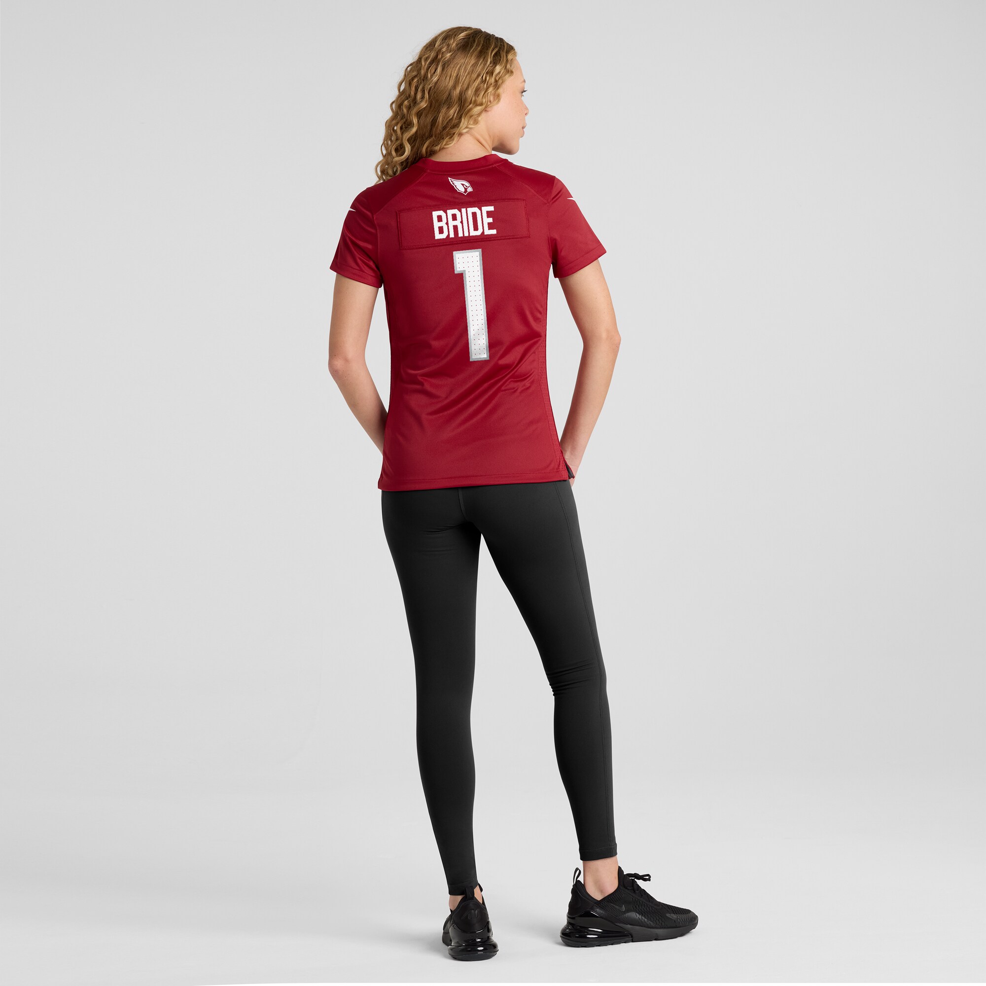 Arizona Cardinals Number 1 Bride Cardinal Game NFL Jersey Women's