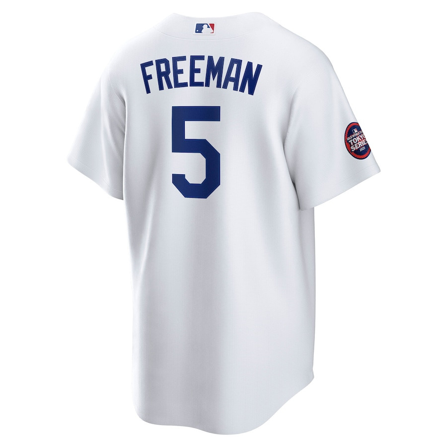 Freddie Freeman 5 Los Angeles Dodgers 2025 World Tour: Tokyo Series Home Player White MLB Jersey Men's