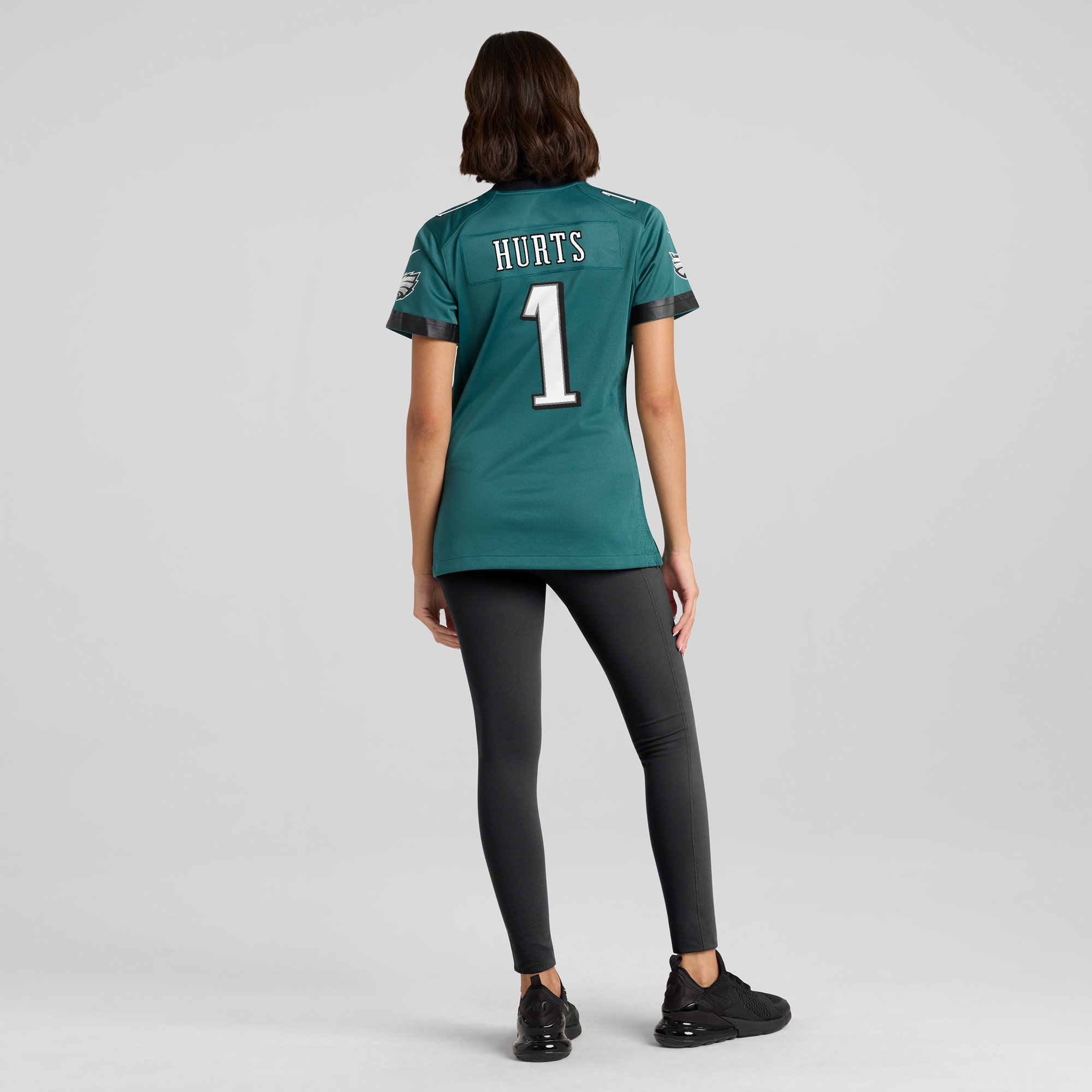 Philadelphia Eagles Jalen Hurts Midnight Green Super Bowl LIX Game Player NFL Jersey Women's
