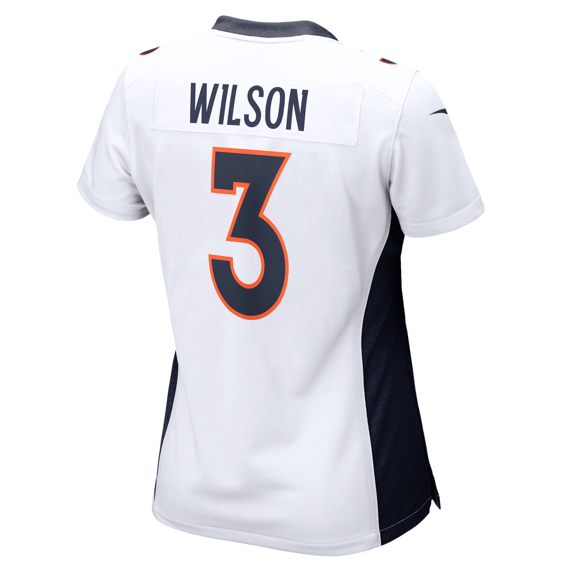 Denver Broncos Russell Wilson White Player NFL Jersey Women's