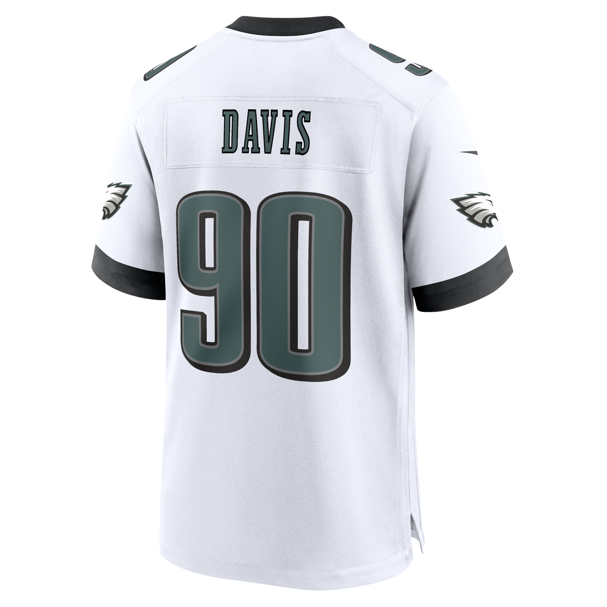 Philadelphia Eagles Davis White White Game NFL Jersey Men's