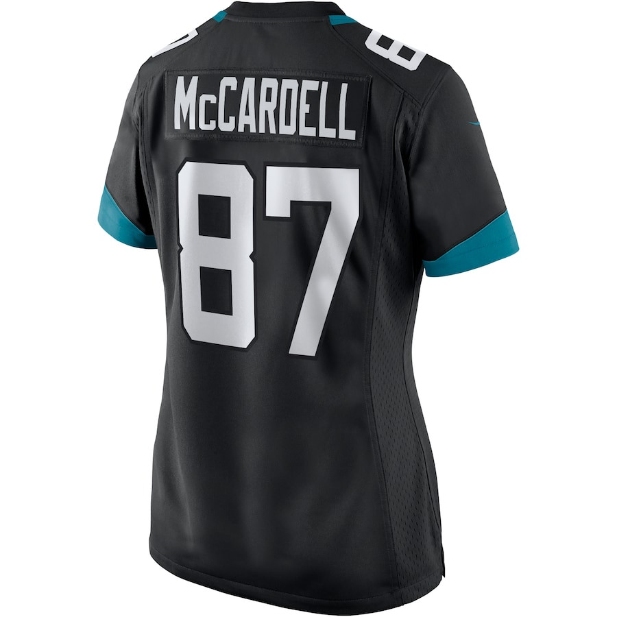 Keenan McCardell 87 Jacksonville Jaguars Game Retired Black NFL Jersey Women's