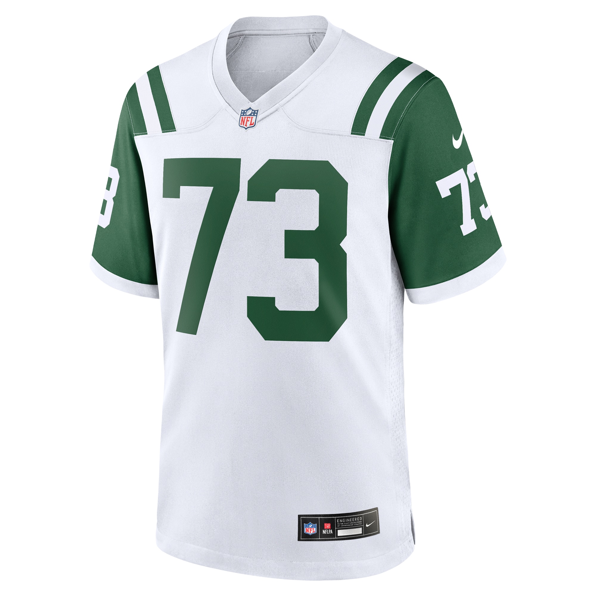 New York Jets Joe Klecko White Classic Alternate Retired Player Game NFL Jersey Men's