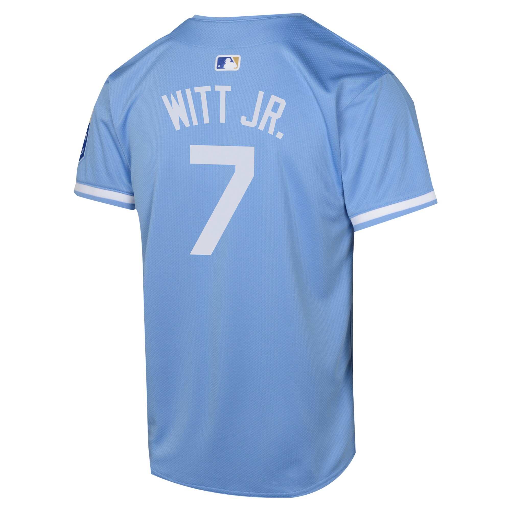 Kansas City Royals Bobby Witt Light Blue Alternate Limited Player MLB Jersey Youth
