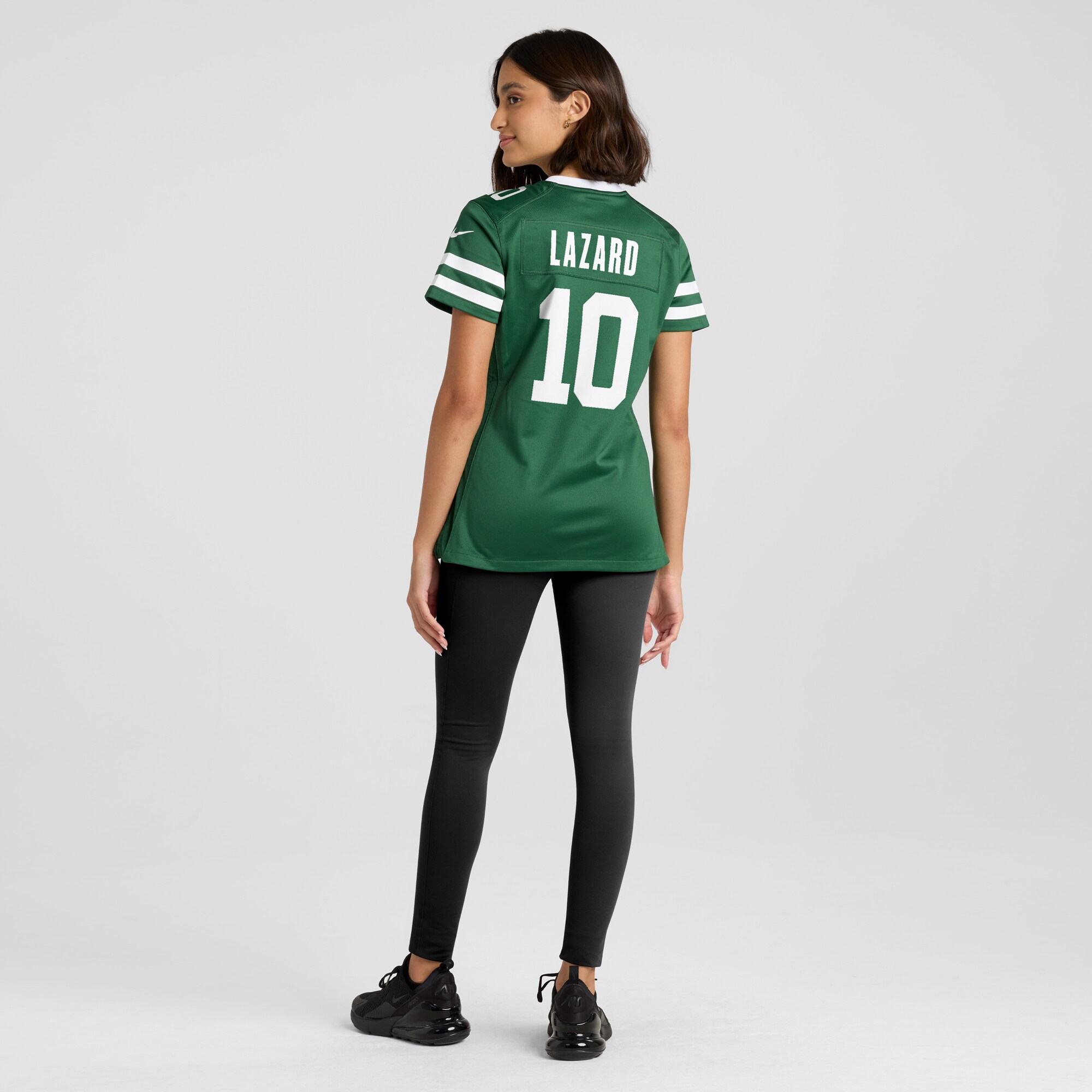 New York Jets Allen Lazard Legacy Green Team Game NFL Jersey Women's