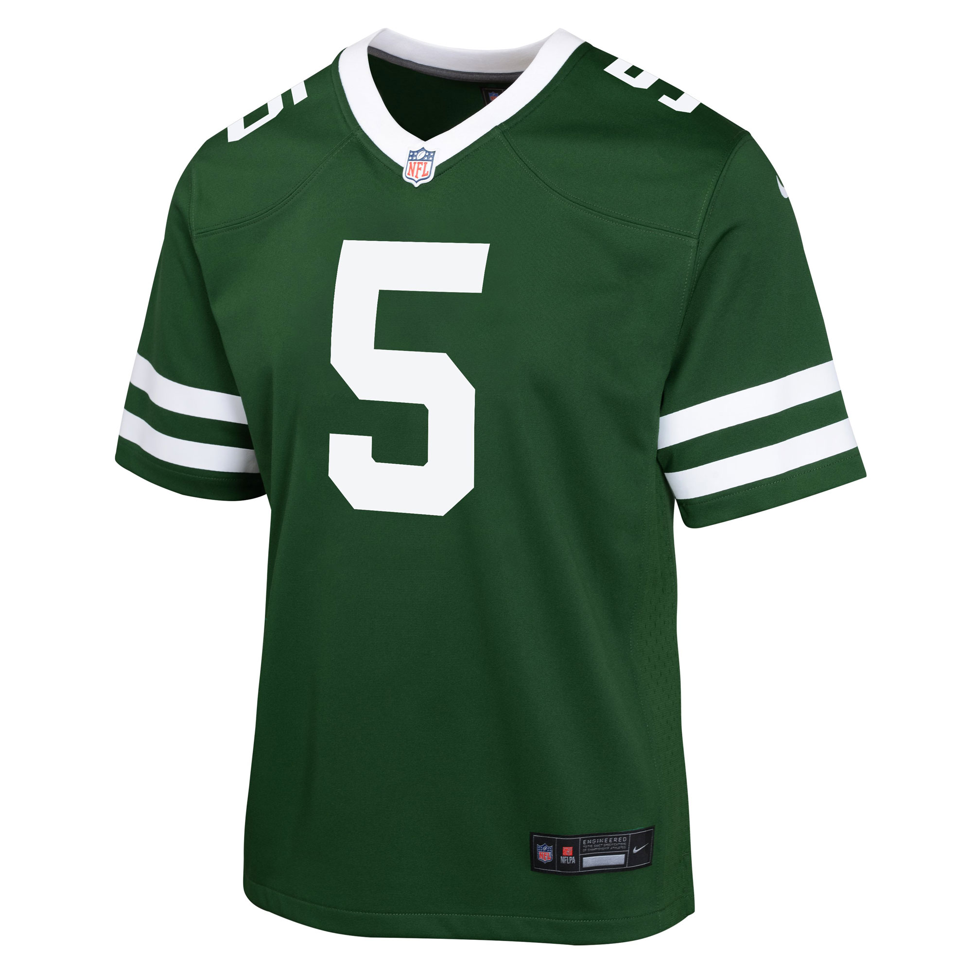 New York Jets Garrett Wilson Legacy Green Game NFL Jersey Youth