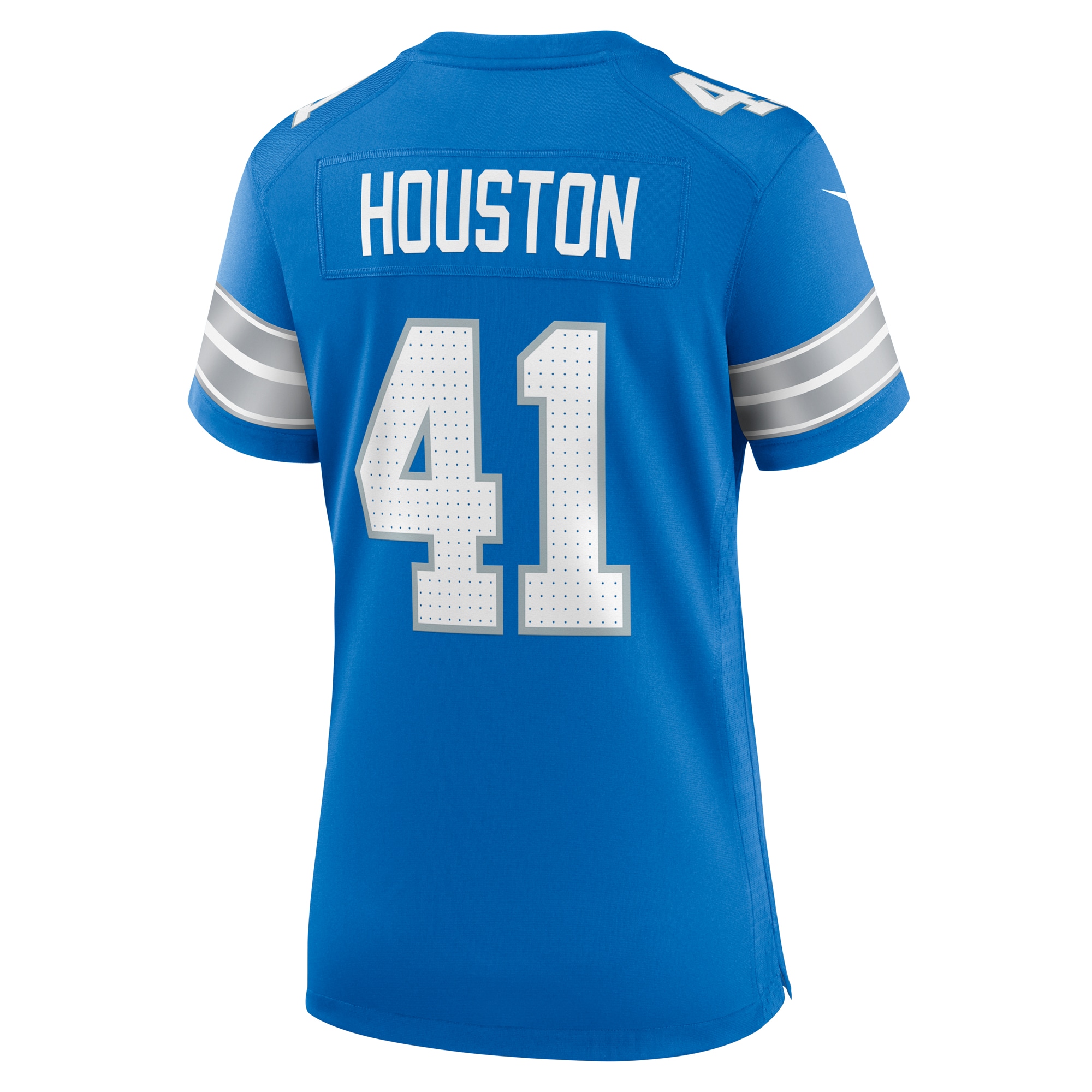 Detroit Lions James Houston Blue Team Game NFL Jersey Women's