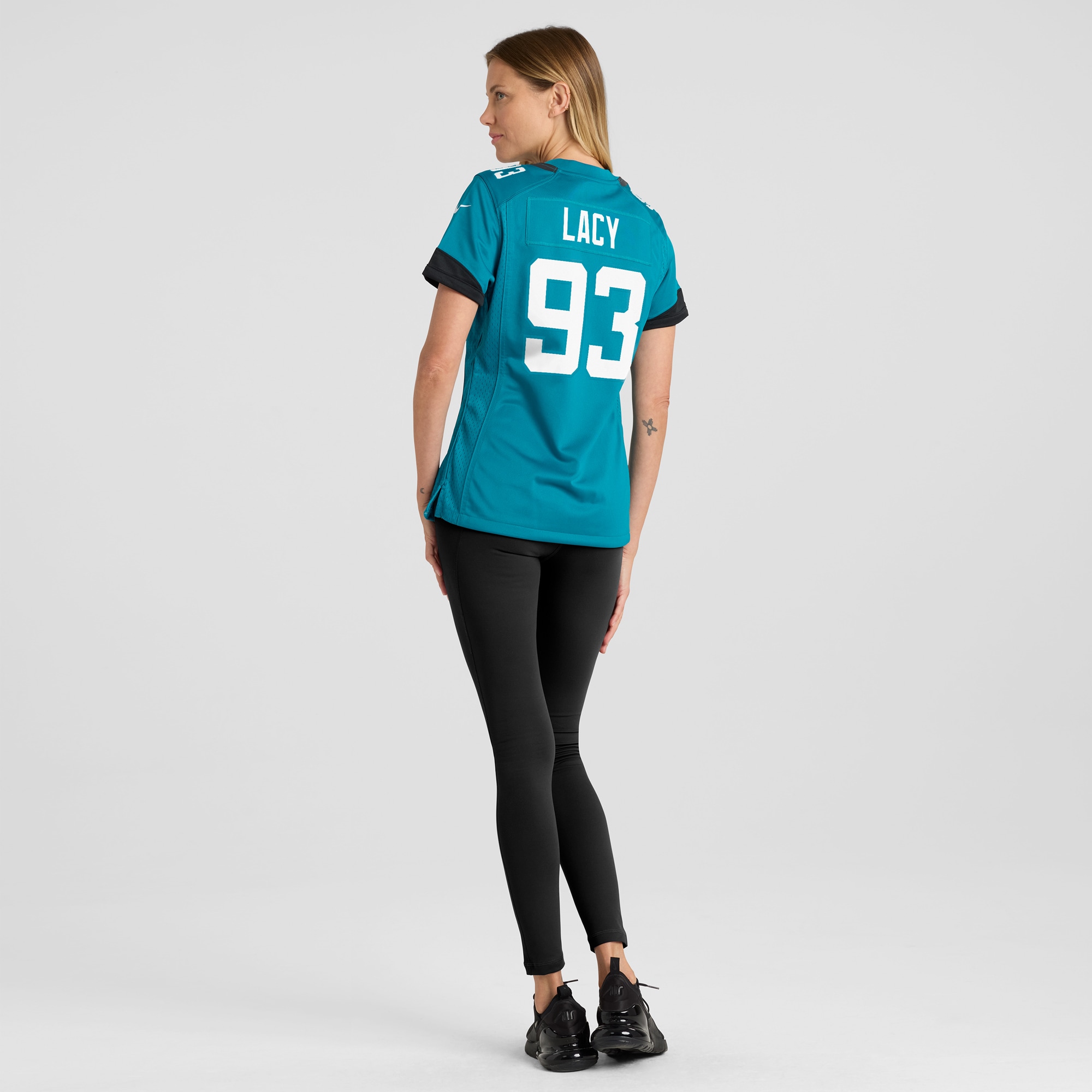 Jacksonville Jaguars Tyler Lacy Teal Team Game NFL Jersey Women's
