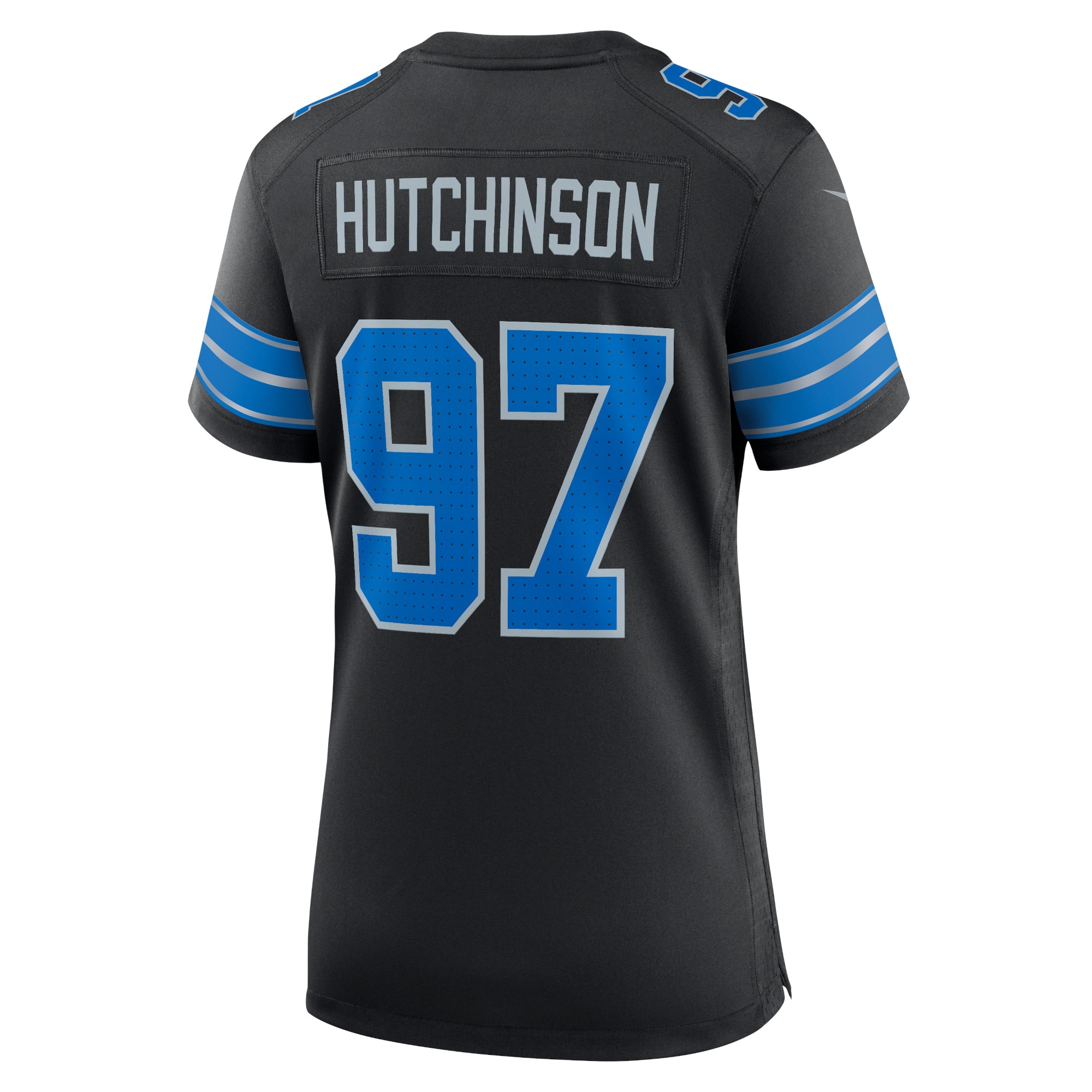 Detroit Lions Aidan Hutchinson Black 2nd Alternate Game NFL Jersey Women's