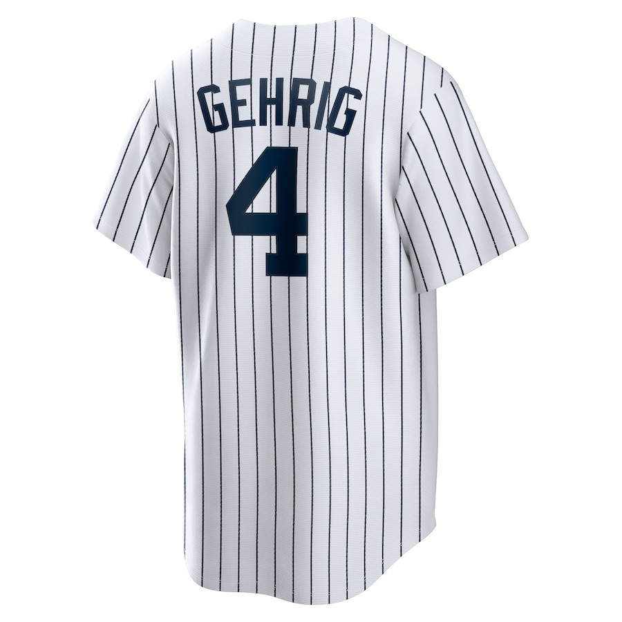 Lou Gehrig 4 New York Yankees Cooperstown Collection Home White MLB Jersey Men's