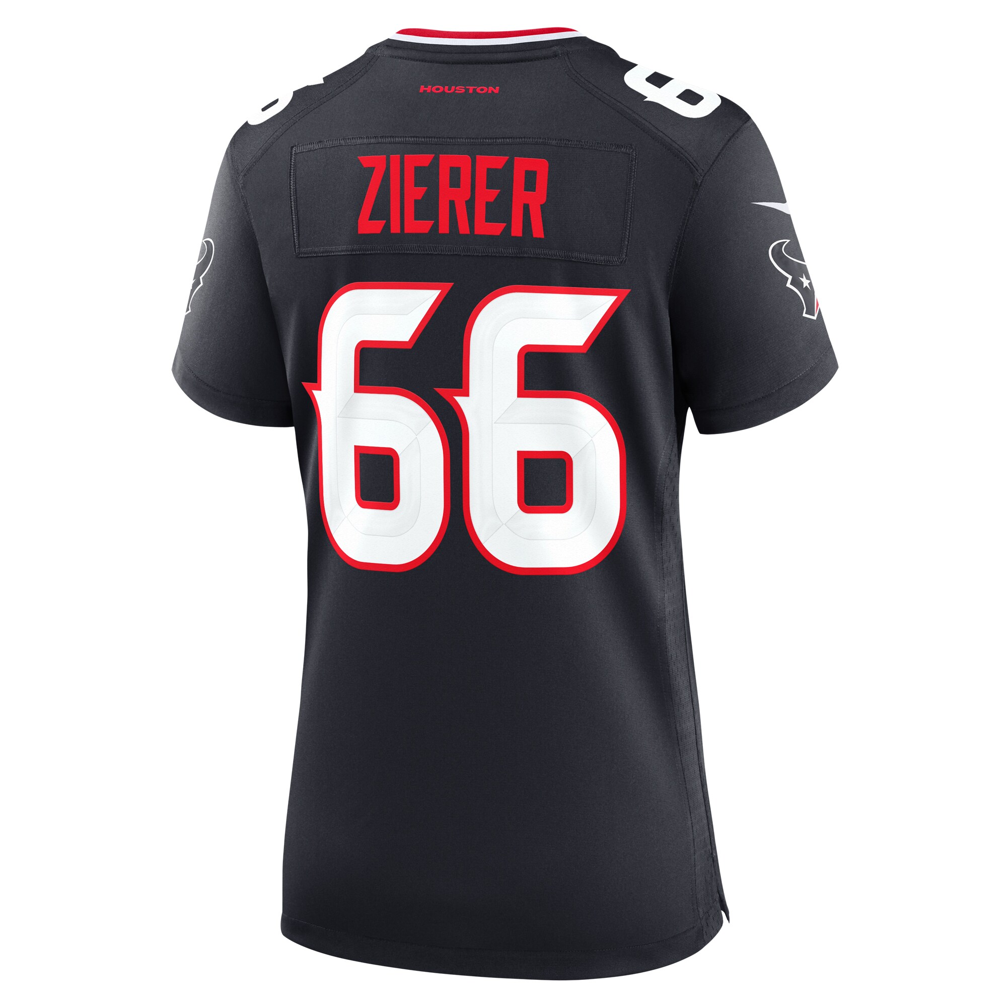 Houston Texans Kilian Zierer Navy Team Game NFL Jersey Women's