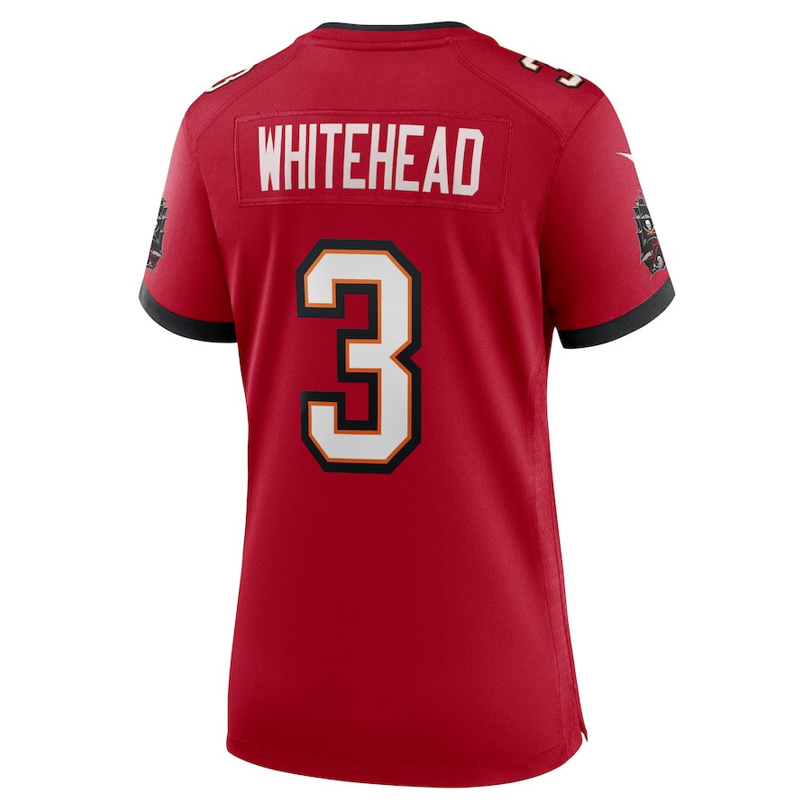 Jordan Whitehead 3 Tampa Bay Buccaneers Game Red NFL Jersey Women's