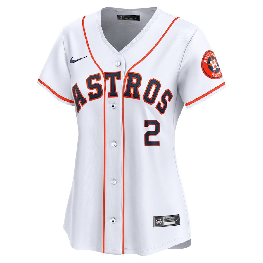 Alex Bregman 2 Houston Astros Home Limited Player White MLB Jersey Women's