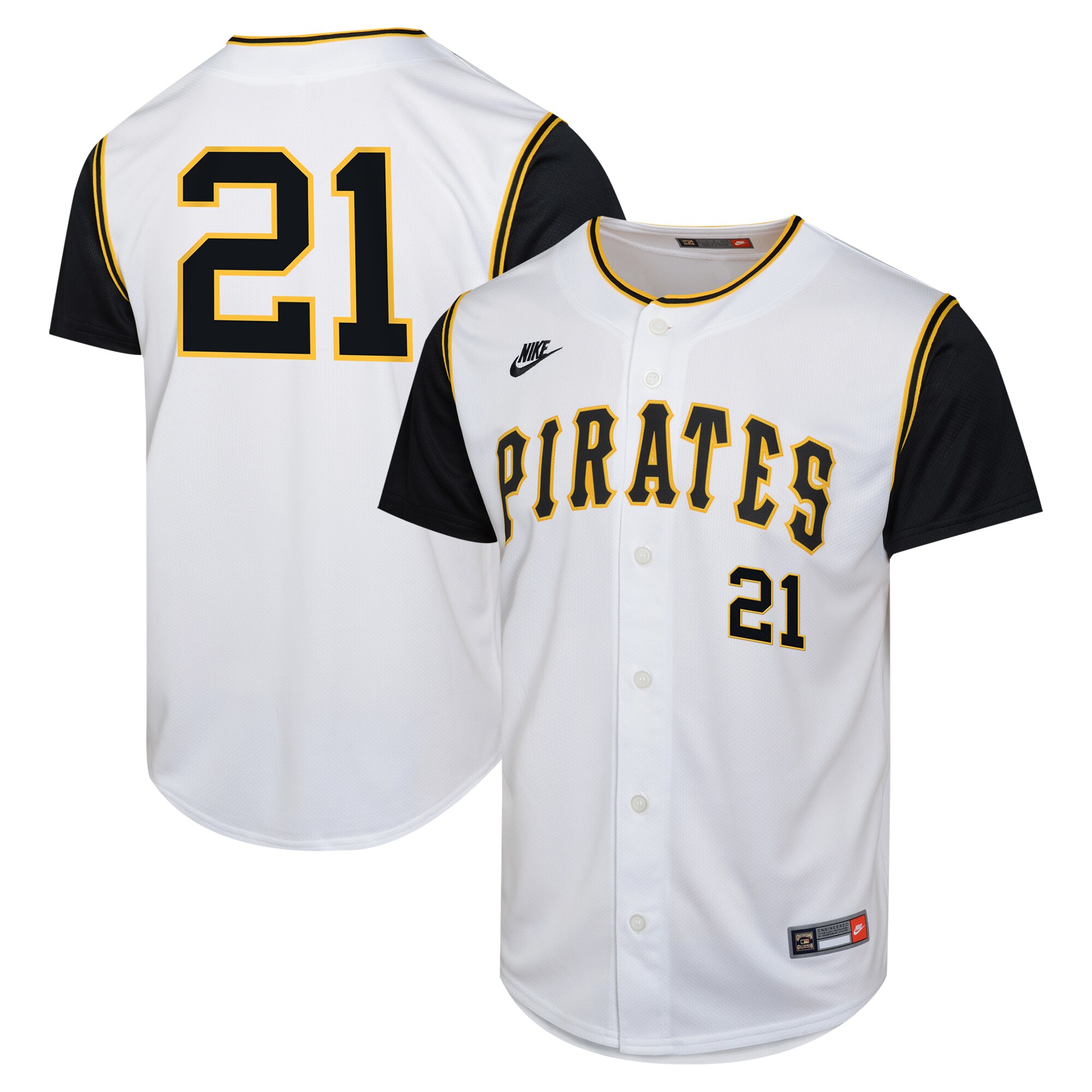 Pittsburgh Pirates Roberto Clemente White Cooperstown Collection Limited Player MLB Jersey Youth