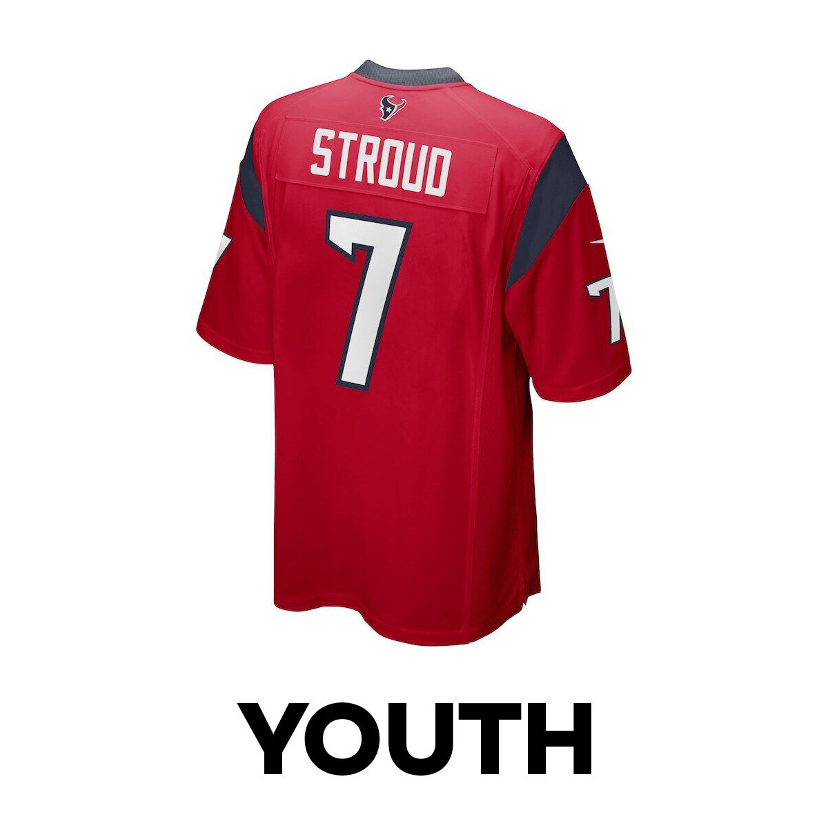 C.J. Stroud 7 Houston Texans The Gunslinger Game Red NFL Jersey Youth
