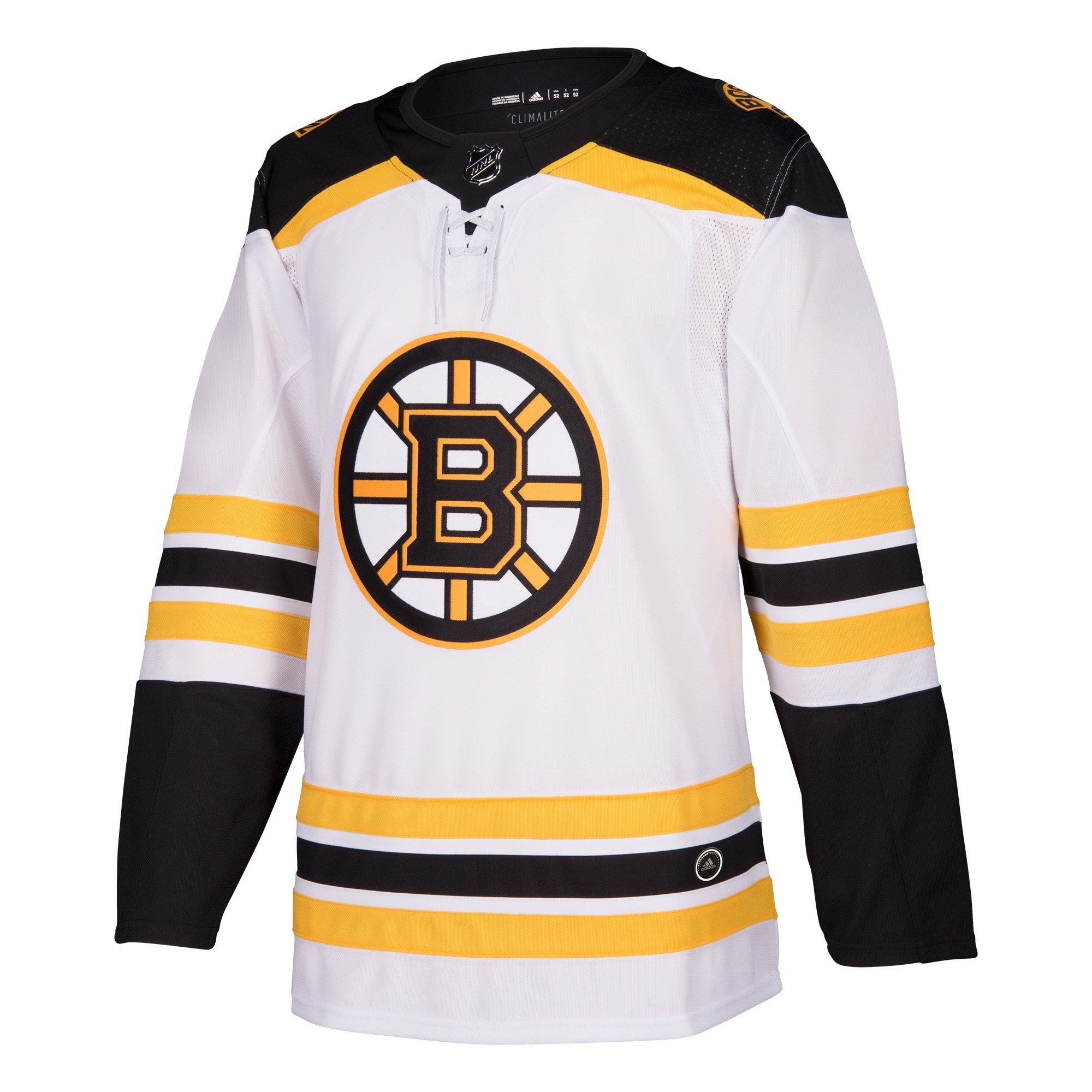 Boston Bruins Away Blank White NHL Jersey Men's