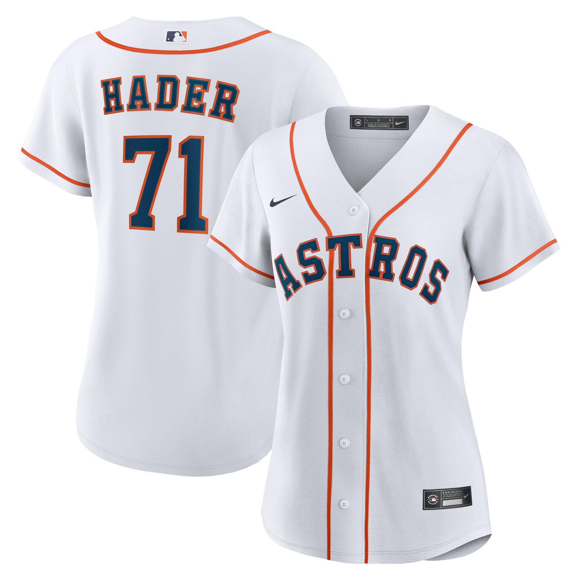 Houston Astros Josh Hader White Home MLB Jersey Women's