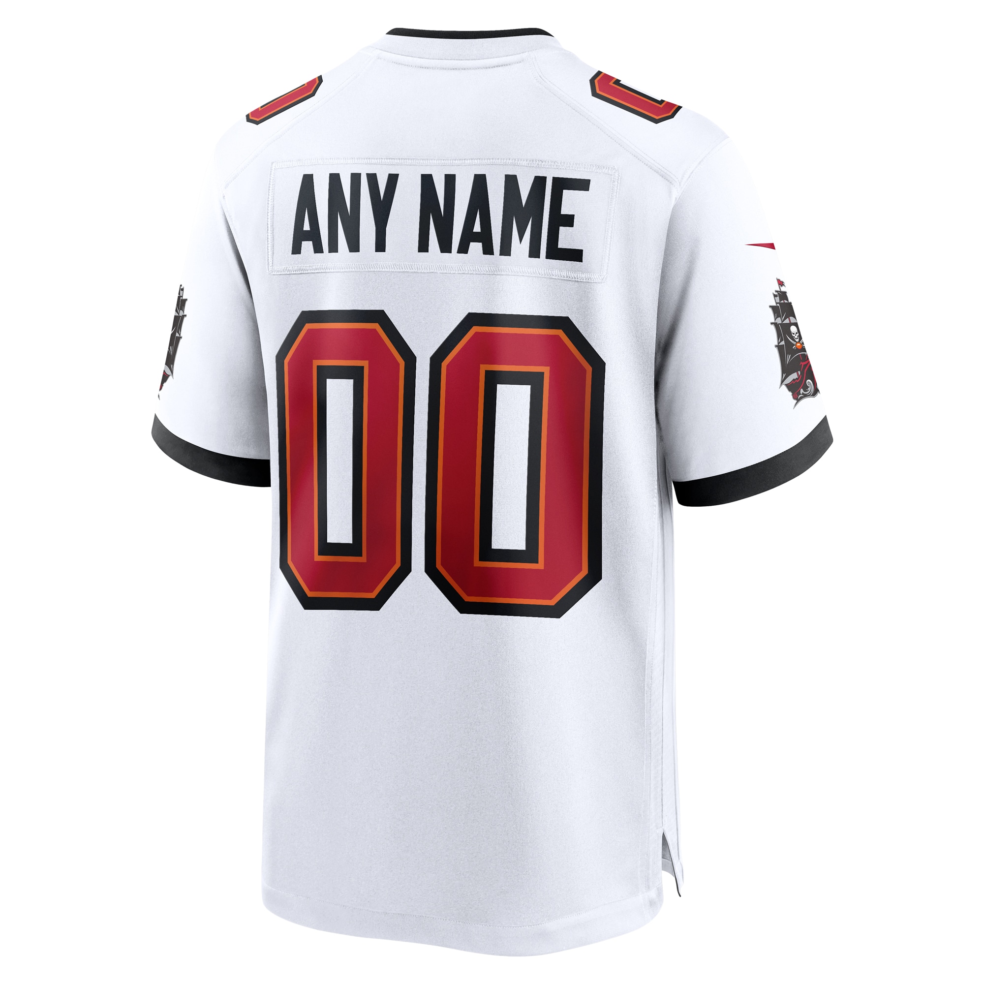 Tampa Bay Buccaneers White Custom Game NFL Jersey Men's