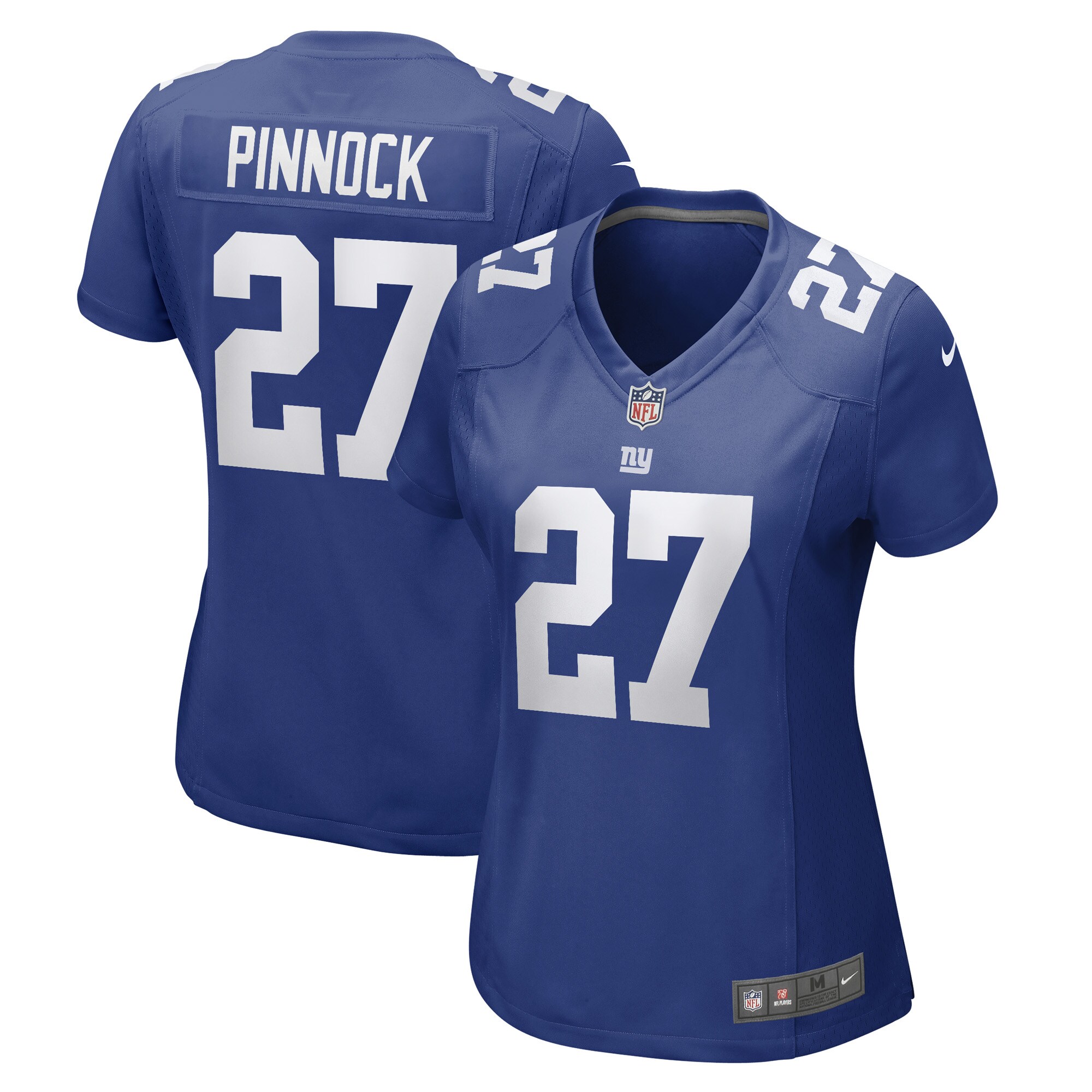New York Giants Jason Pinnock Royal Game Player NFL Jersey Women's