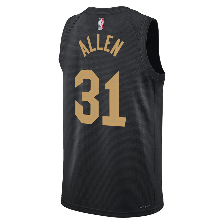 Jarrett Allen 31 Cleveland Cavaliers Unisex Swingman Statement Edition Black NBA Jersey Unisex