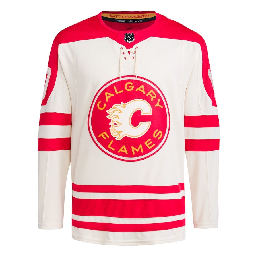 Jonathan Huberdeau 10 Calgary Flames 2023 Heritage Classic Primegreen Cream NHL Jersey Men's