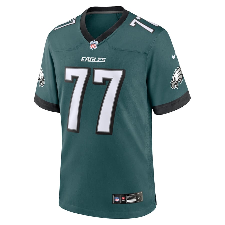 Matt Hennessy 77 Philadelphia Eagles Game Midnight Green NFL Jersey Men's