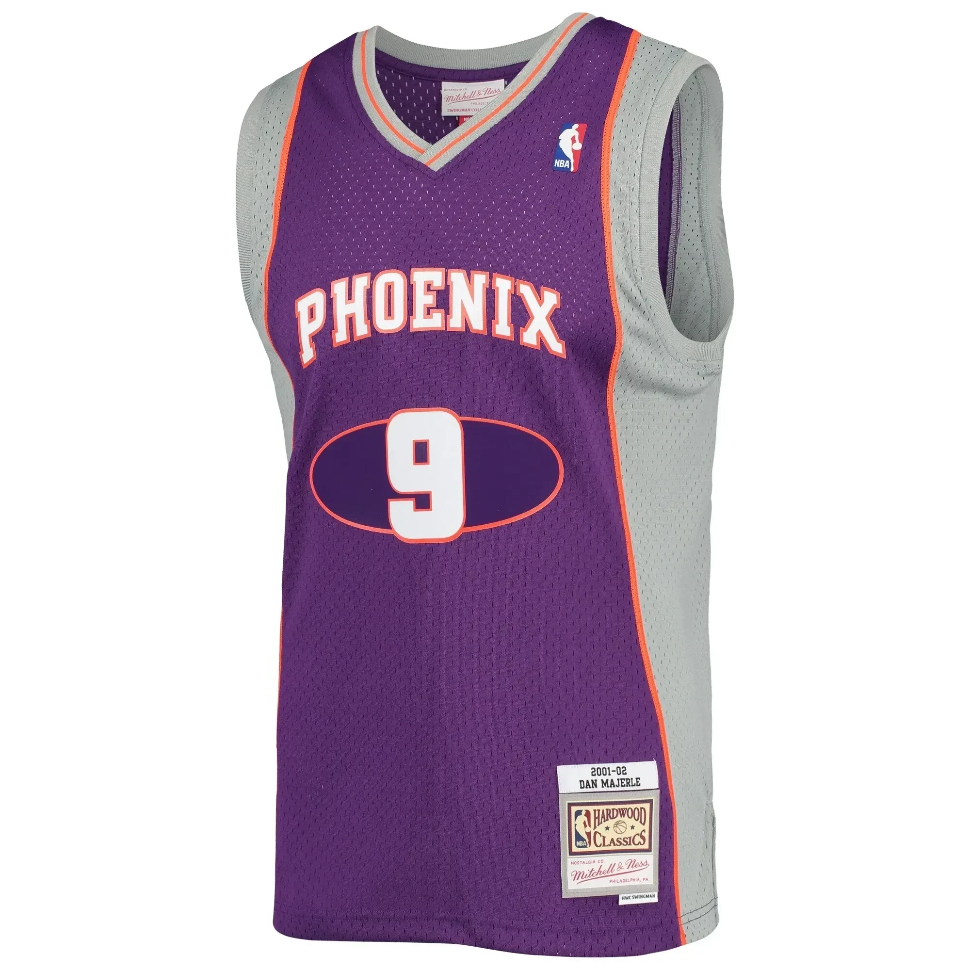Dan Majerle Phoenix Suns Mitchell Ness 2001-02 Hardwood Classics Swingman ??Purple NBA Jersey Men's